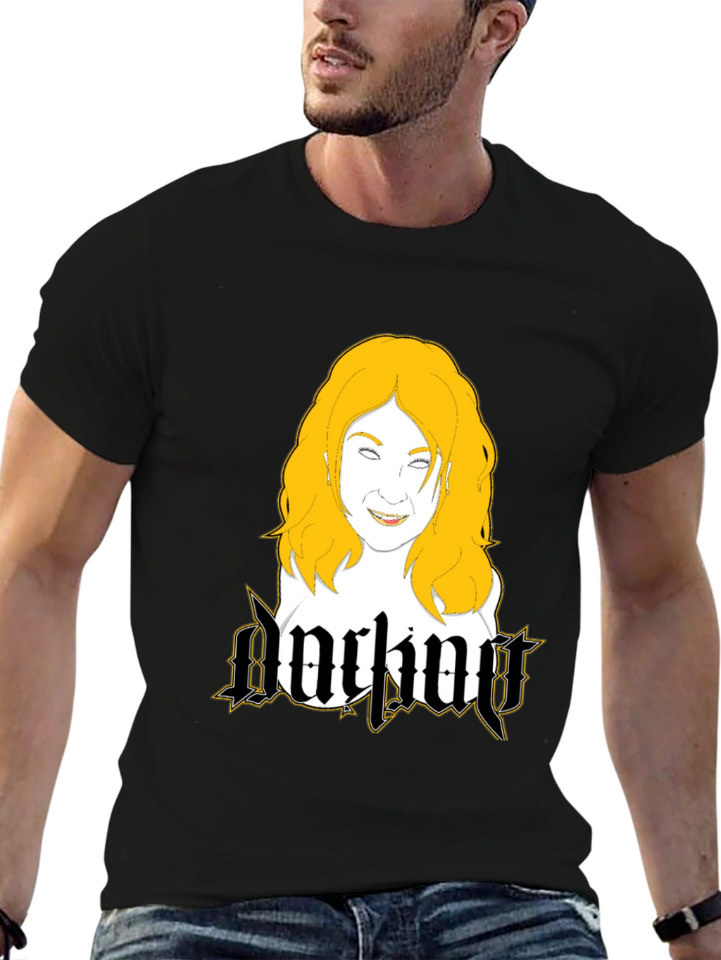Illustrated Graphic Tee - Darkiny