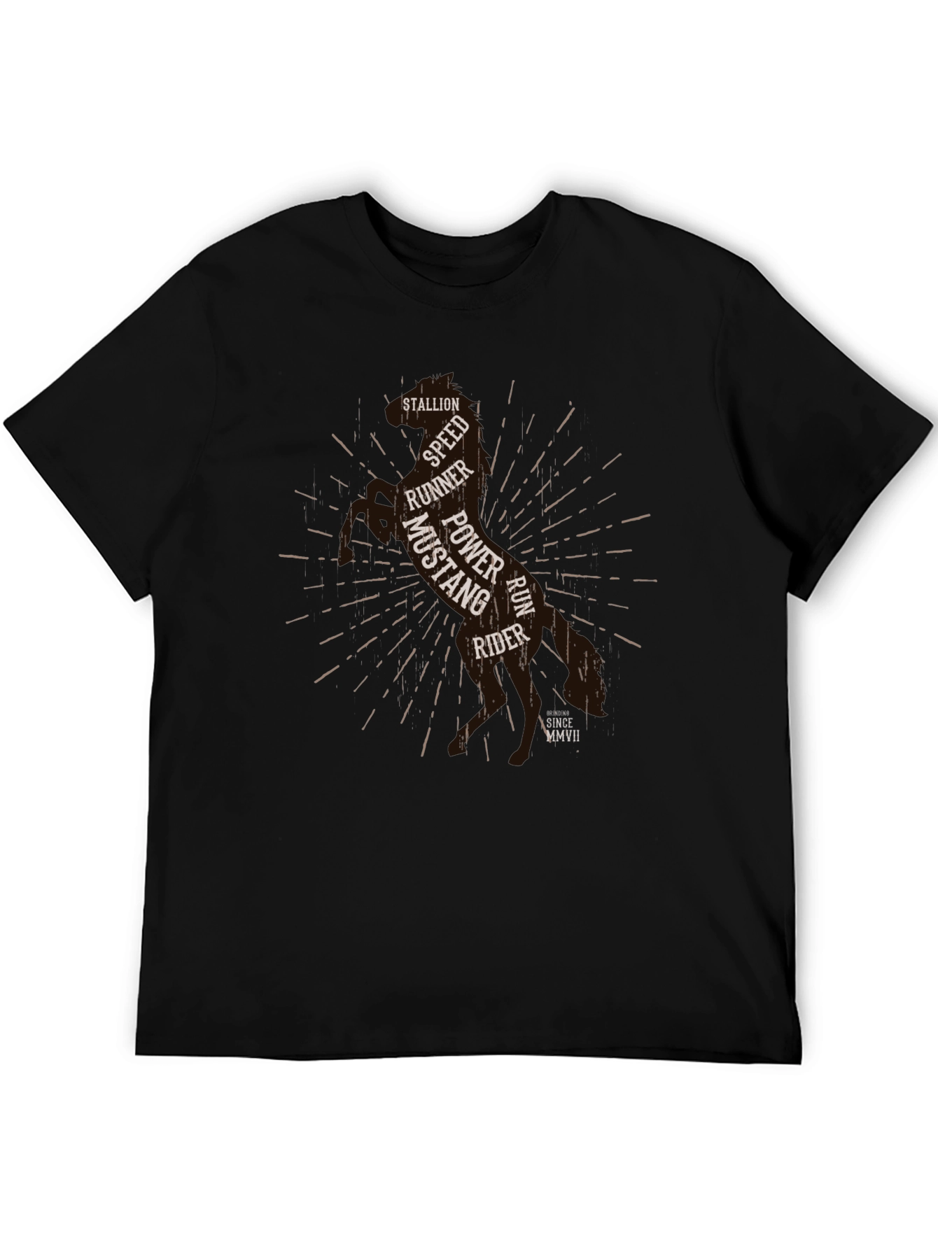 Stallion Graphic Tee - Power Speed & Style