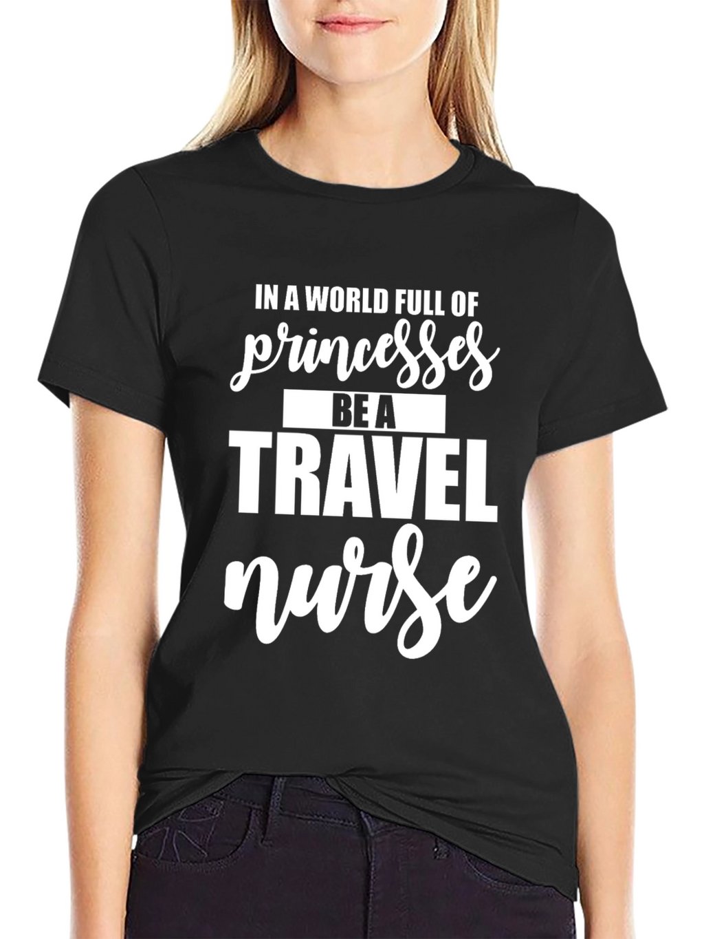 Travel Nurse Graphic Tee - Princesses