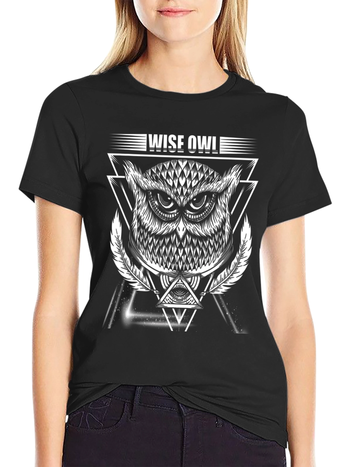Wise Owl Graphic T-Shirt - Trendy Mens Tee