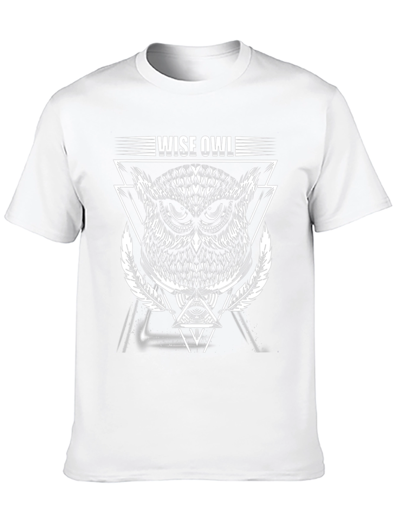 Wise Owl Graphic T-Shirt - Trendy Mens Tee