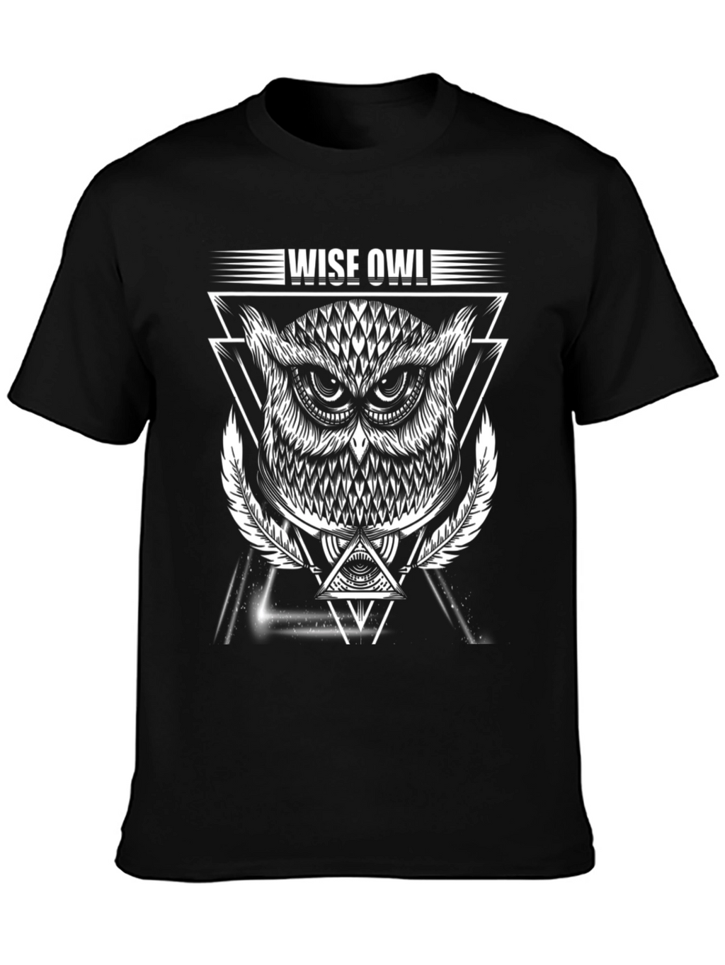 Wise Owl Graphic T-Shirt - Trendy Mens Tee