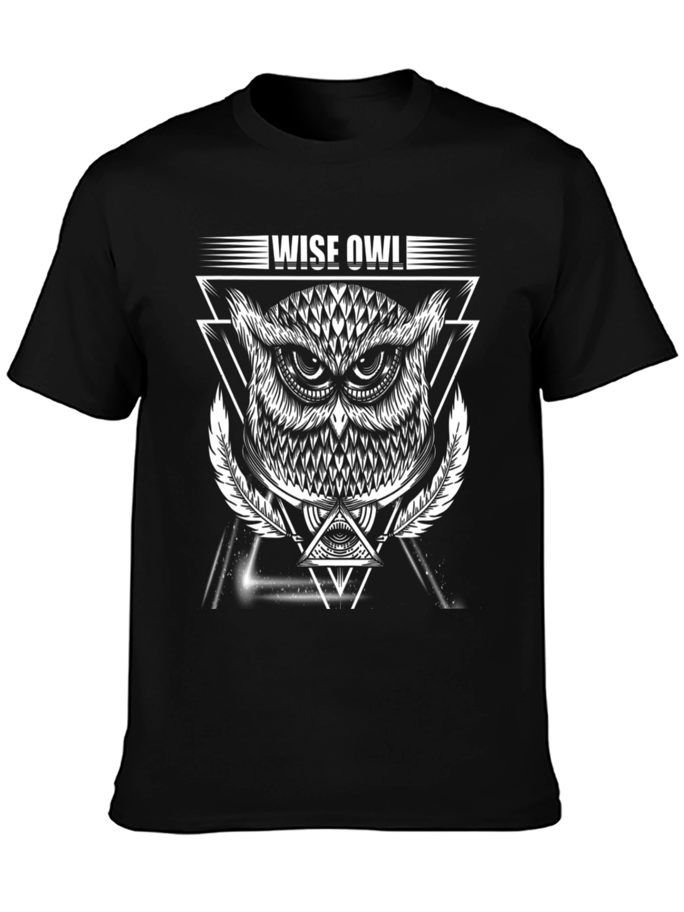 Wise Owl Graphic T-Shirt - Trendy Mens Tee