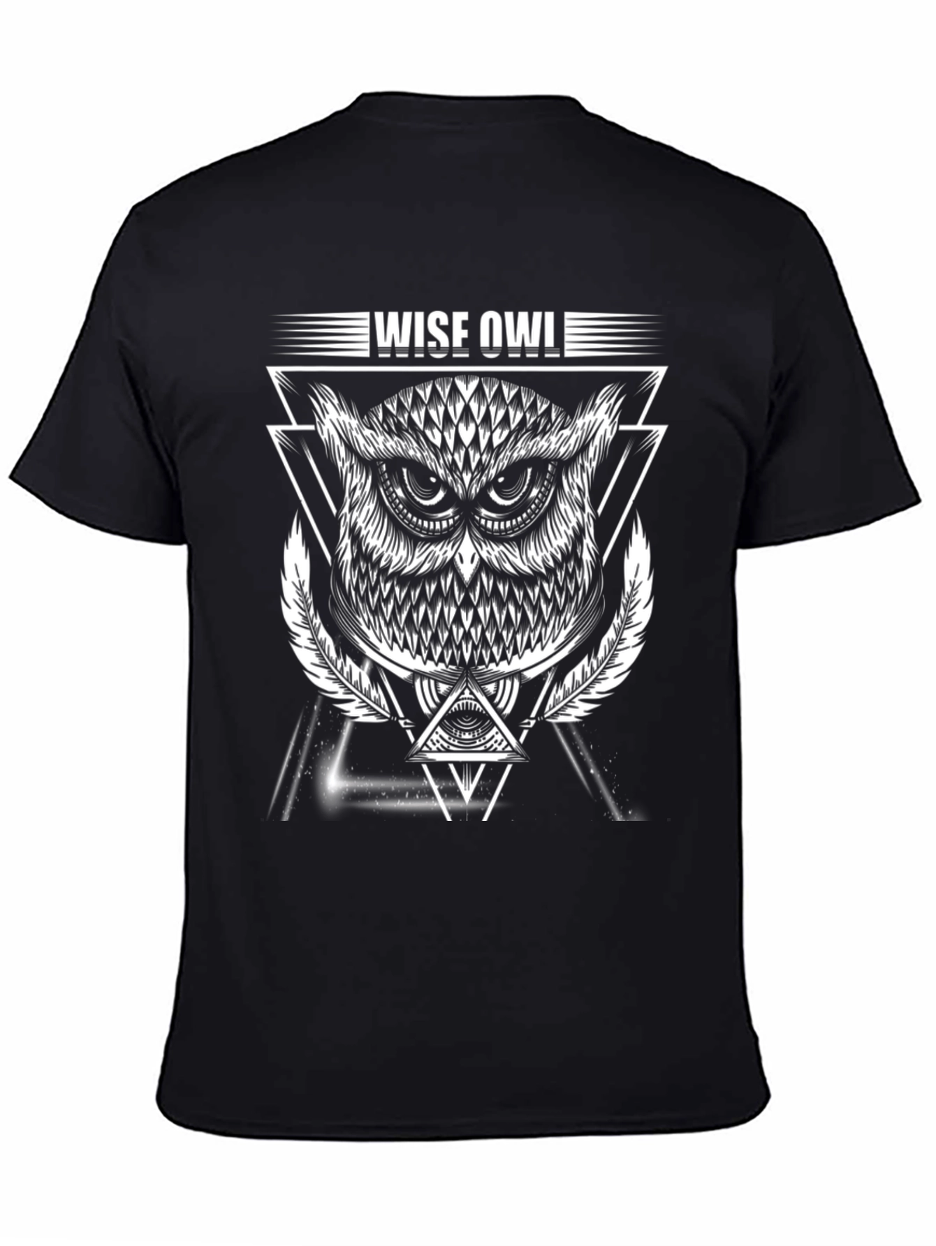Wise Owl Graphic T-Shirt - Trendy Mens Tee