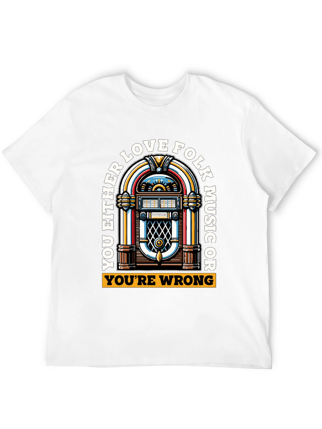 Love Folk Music T-Shirt