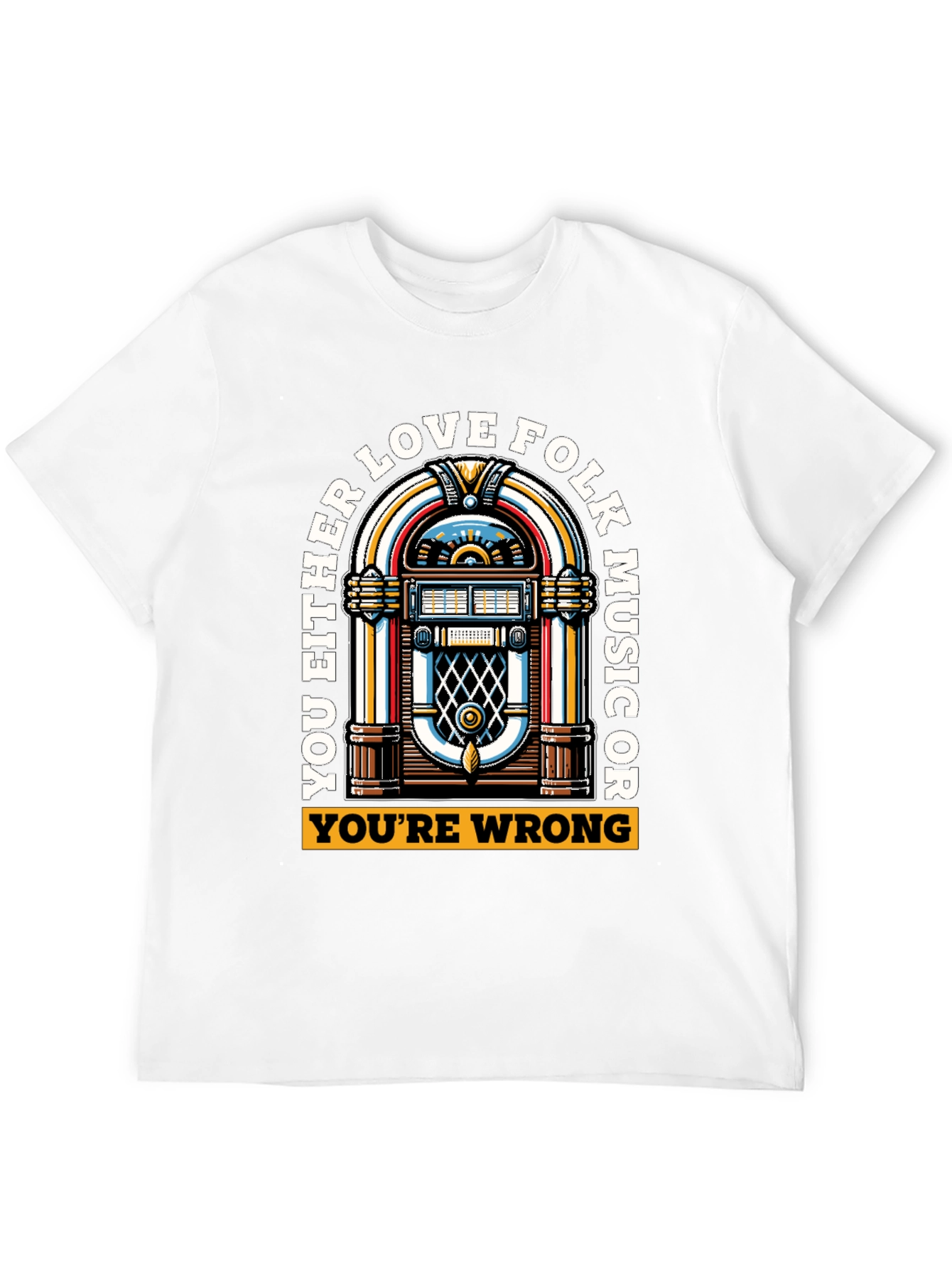 Love Folk Music T-Shirt