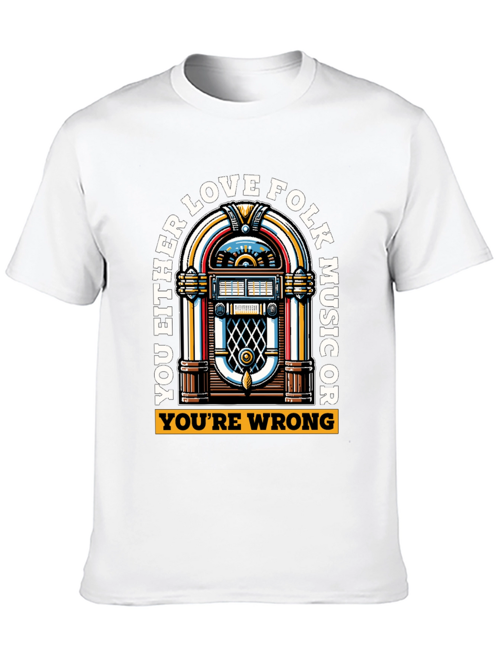 Love Folk Music T-Shirt