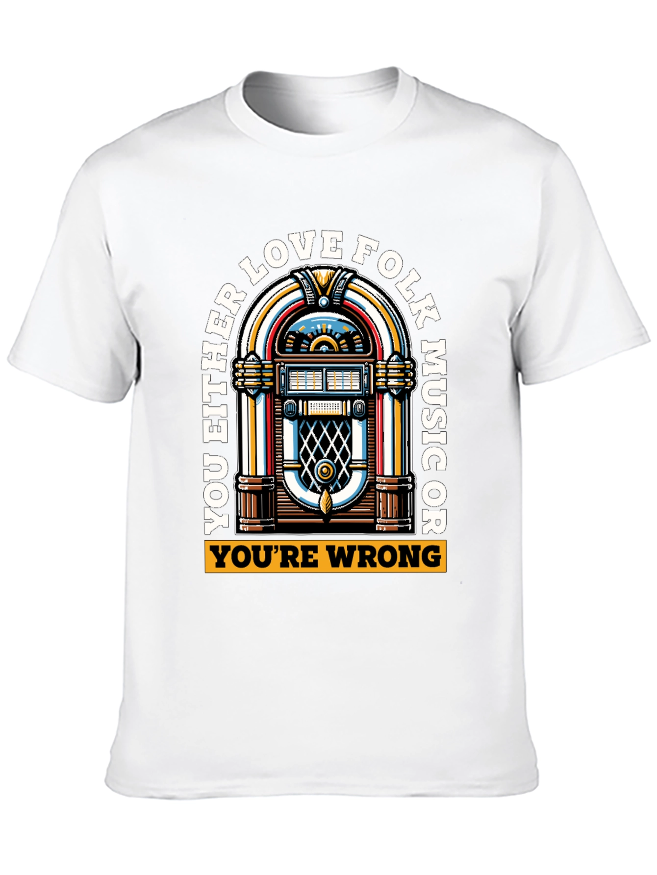 Love Folk Music T-Shirt