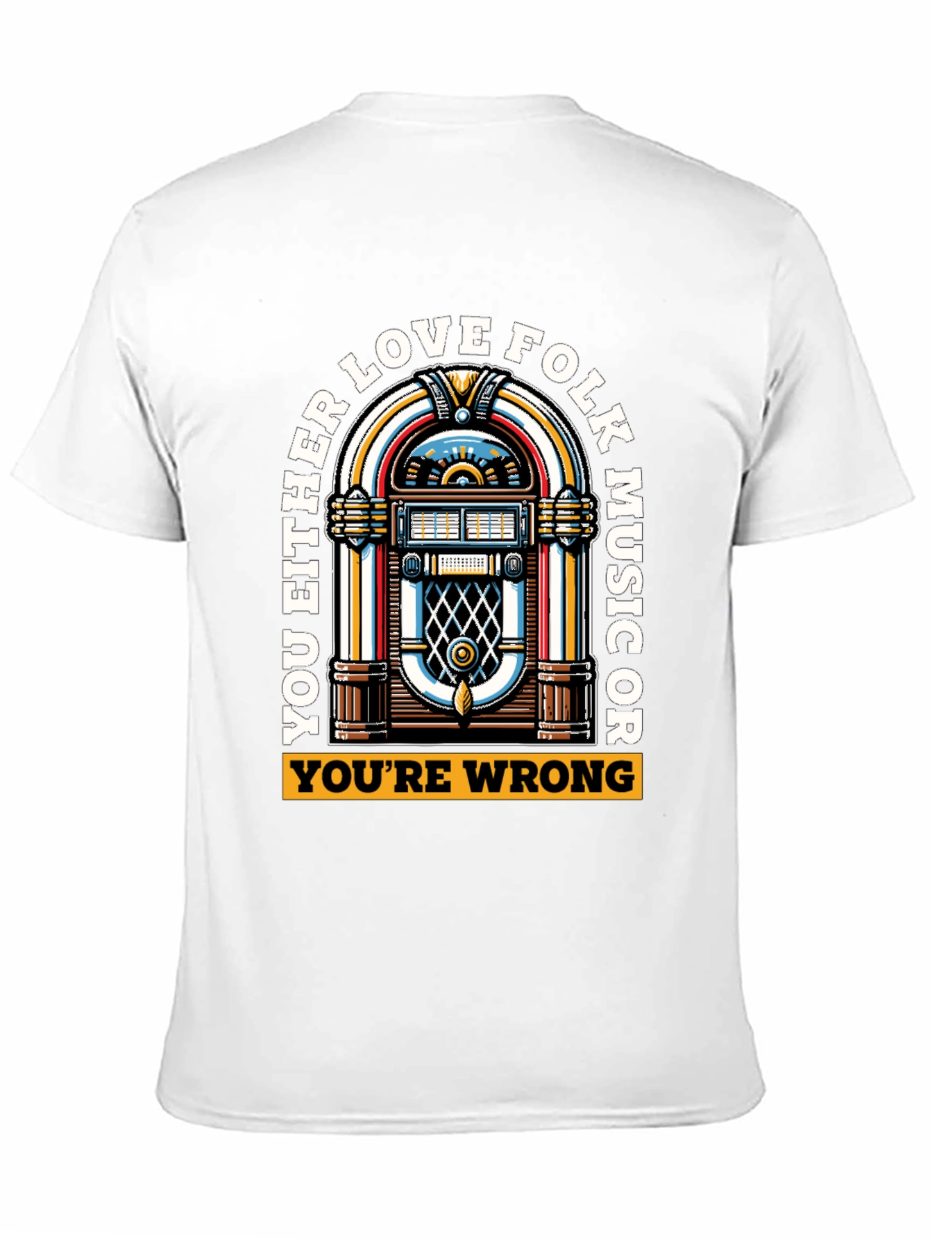 Love Folk Music T-Shirt