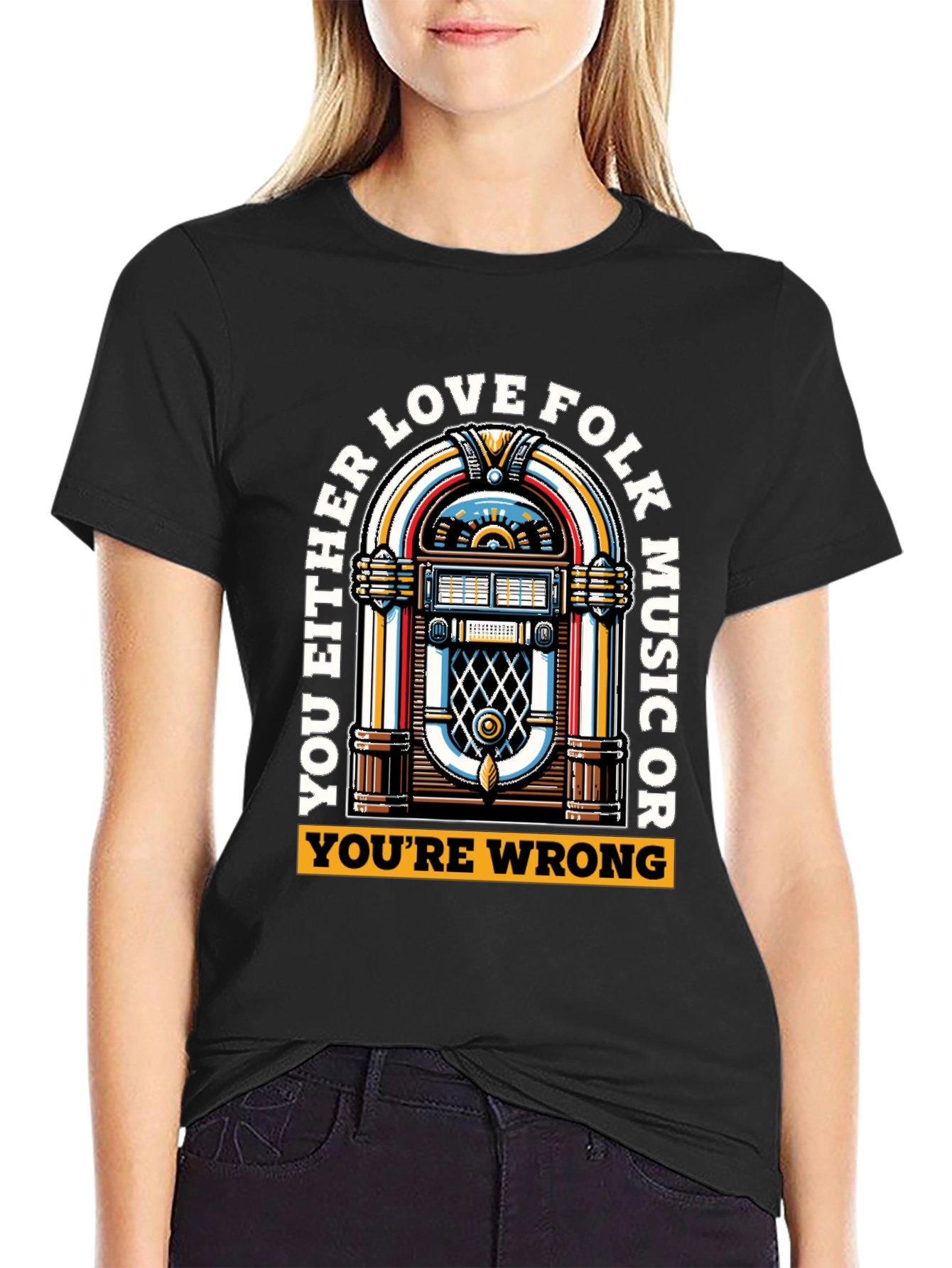 Love Folk Music T-Shirt