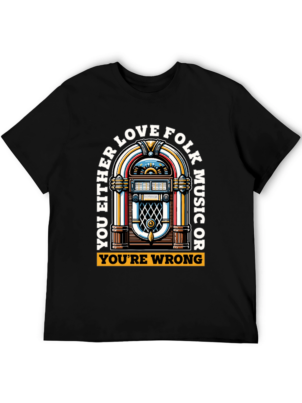 Love Folk Music T-Shirt