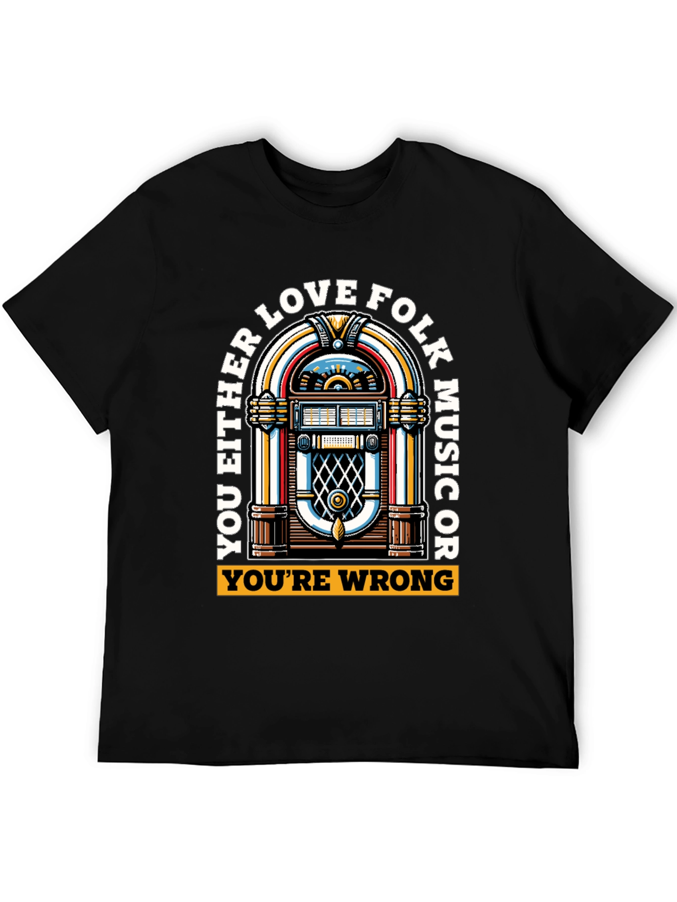 Love Folk Music T-Shirt