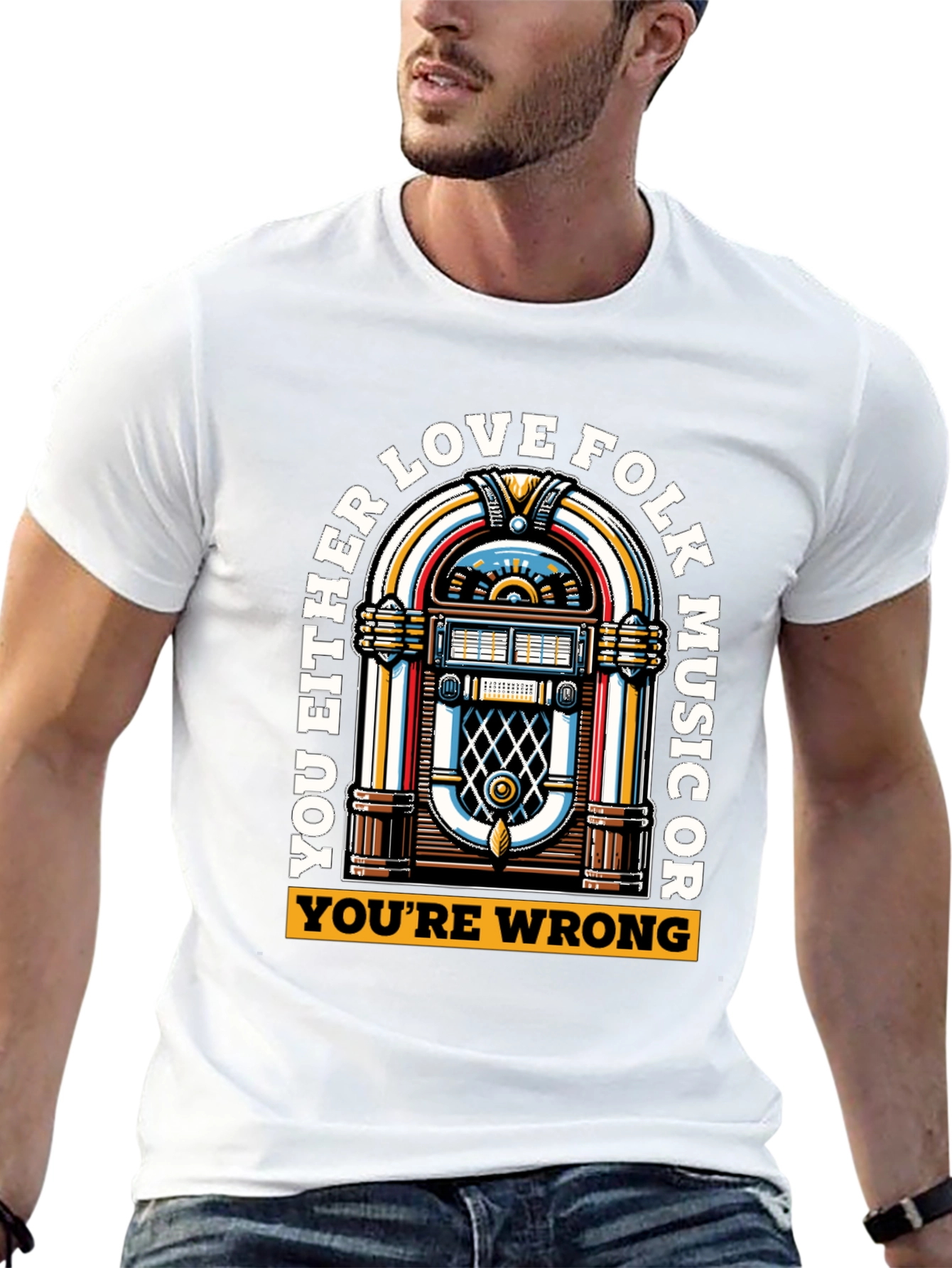 Love Folk Music T-Shirt