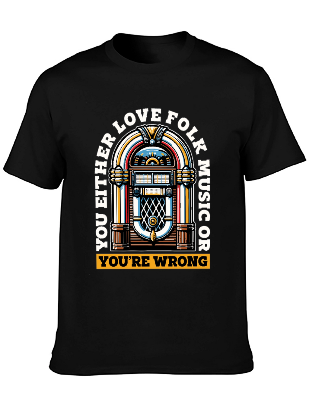 Love Folk Music T-Shirt