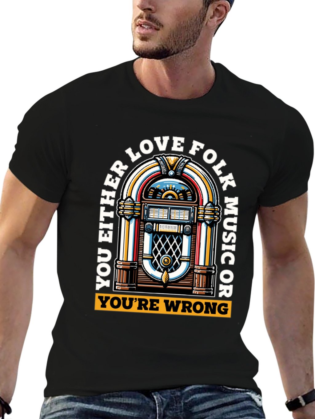 Love Folk Music T-Shirt