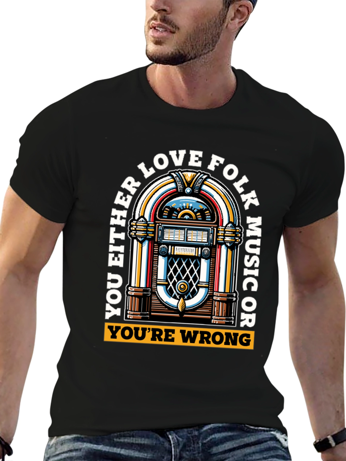 Love Folk Music T-Shirt