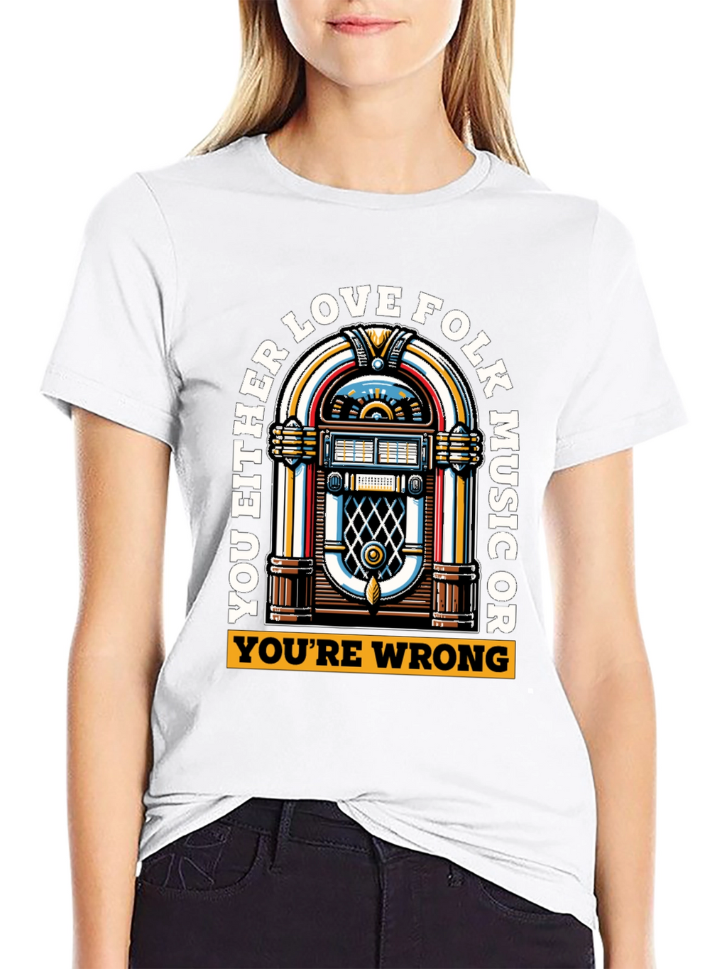 Love Folk Music T-Shirt