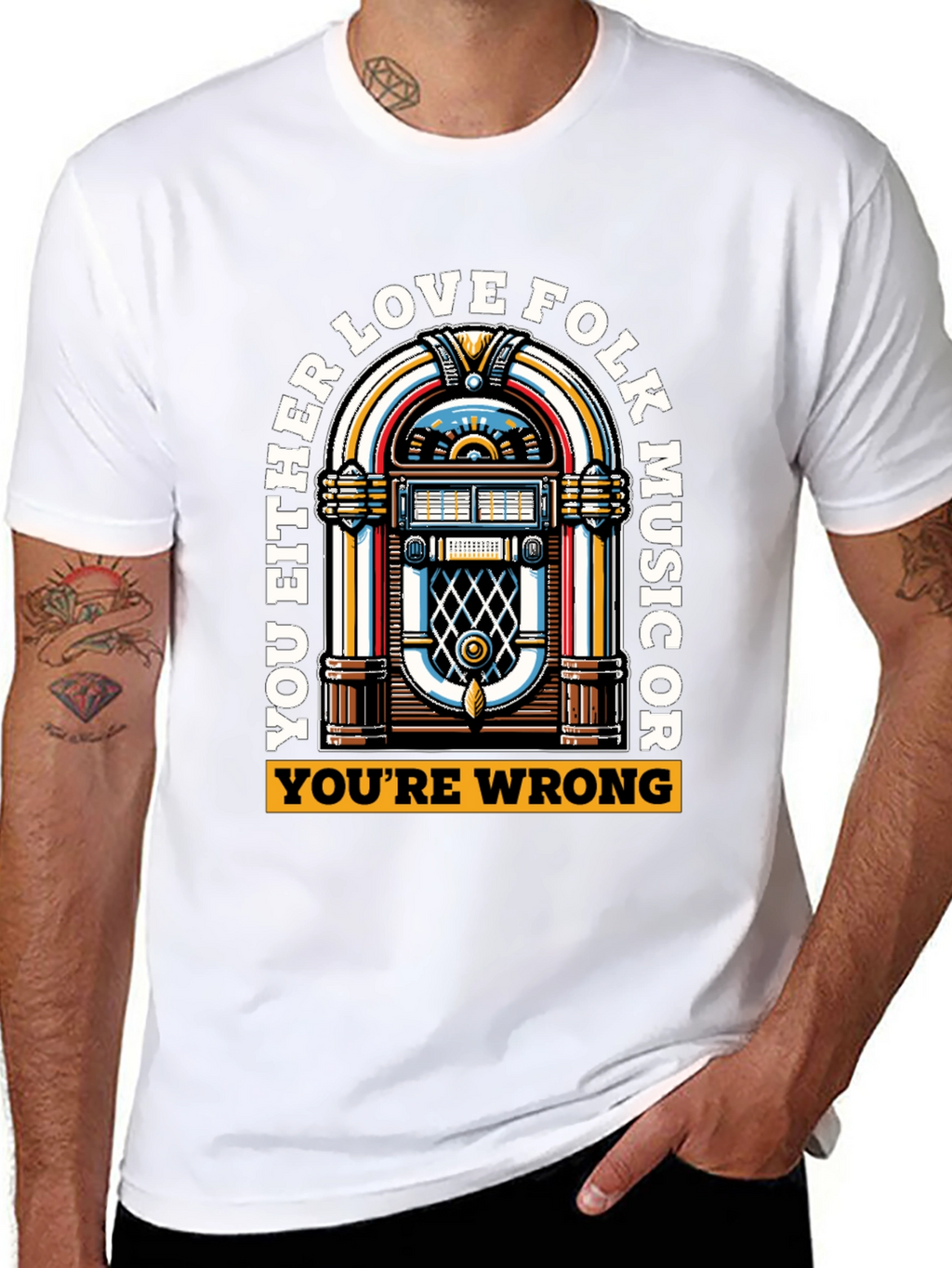 Love Folk Music T-Shirt