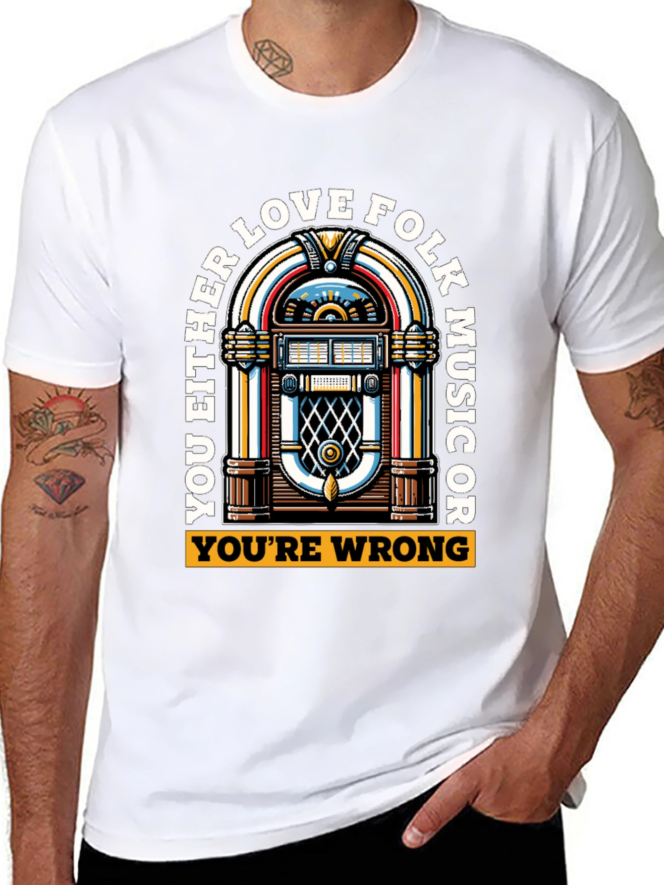Love Folk Music T-Shirt