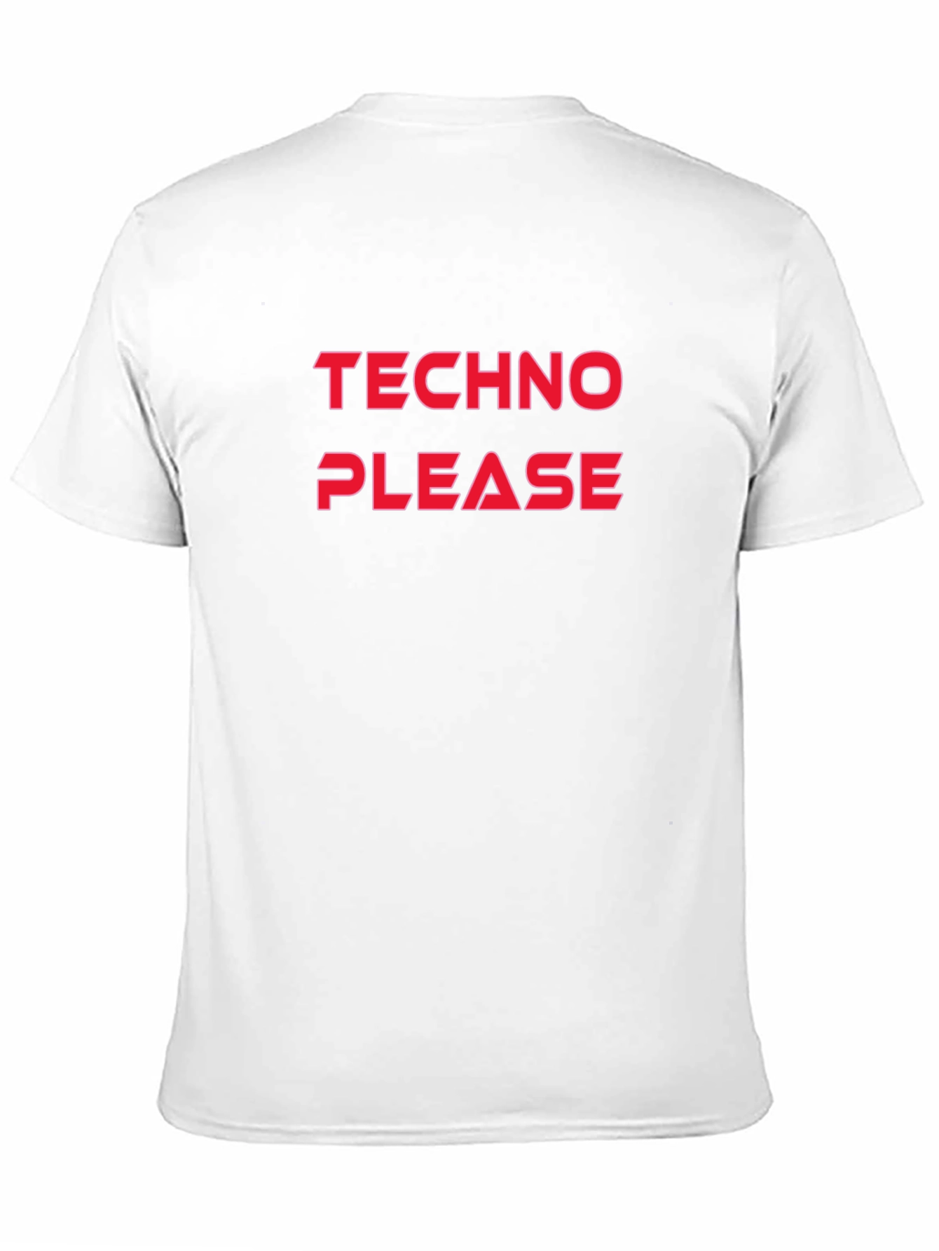 Techno Please Graphic T-Shirt