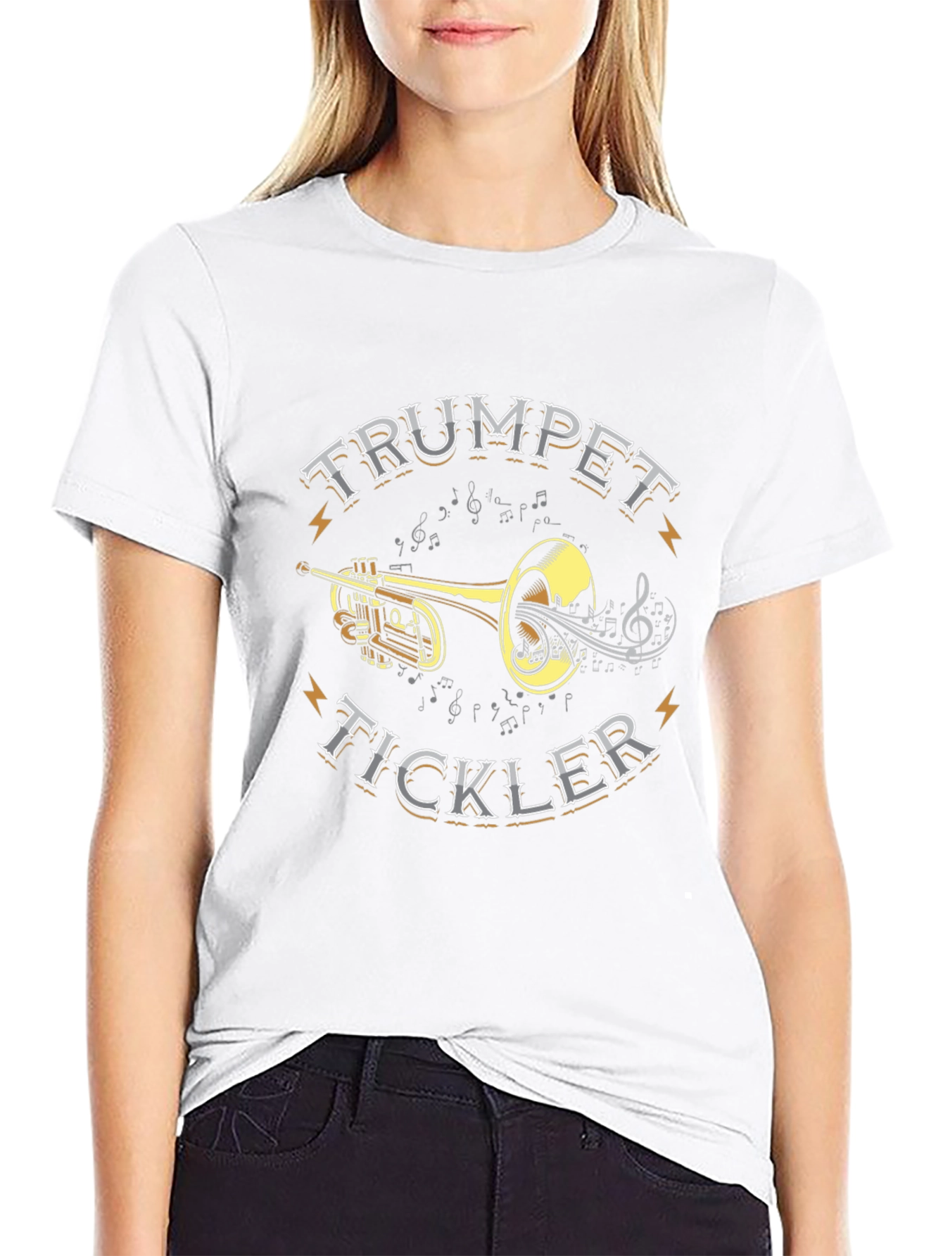 Trumpet Tickler T-Shirt - Musician Tee