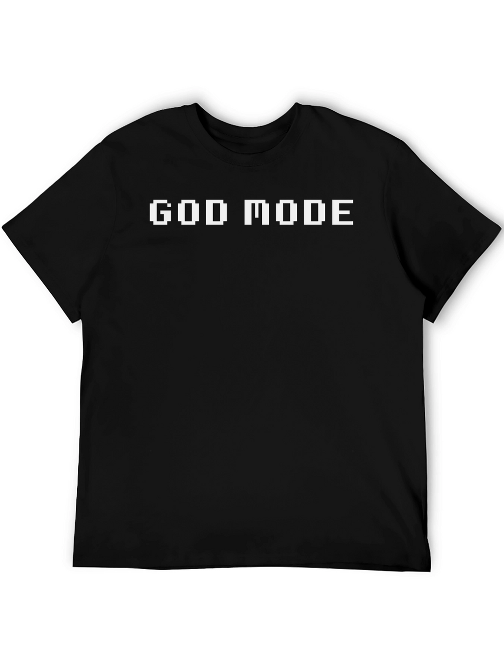 God Mode Black T-Shirt - Gamer Style