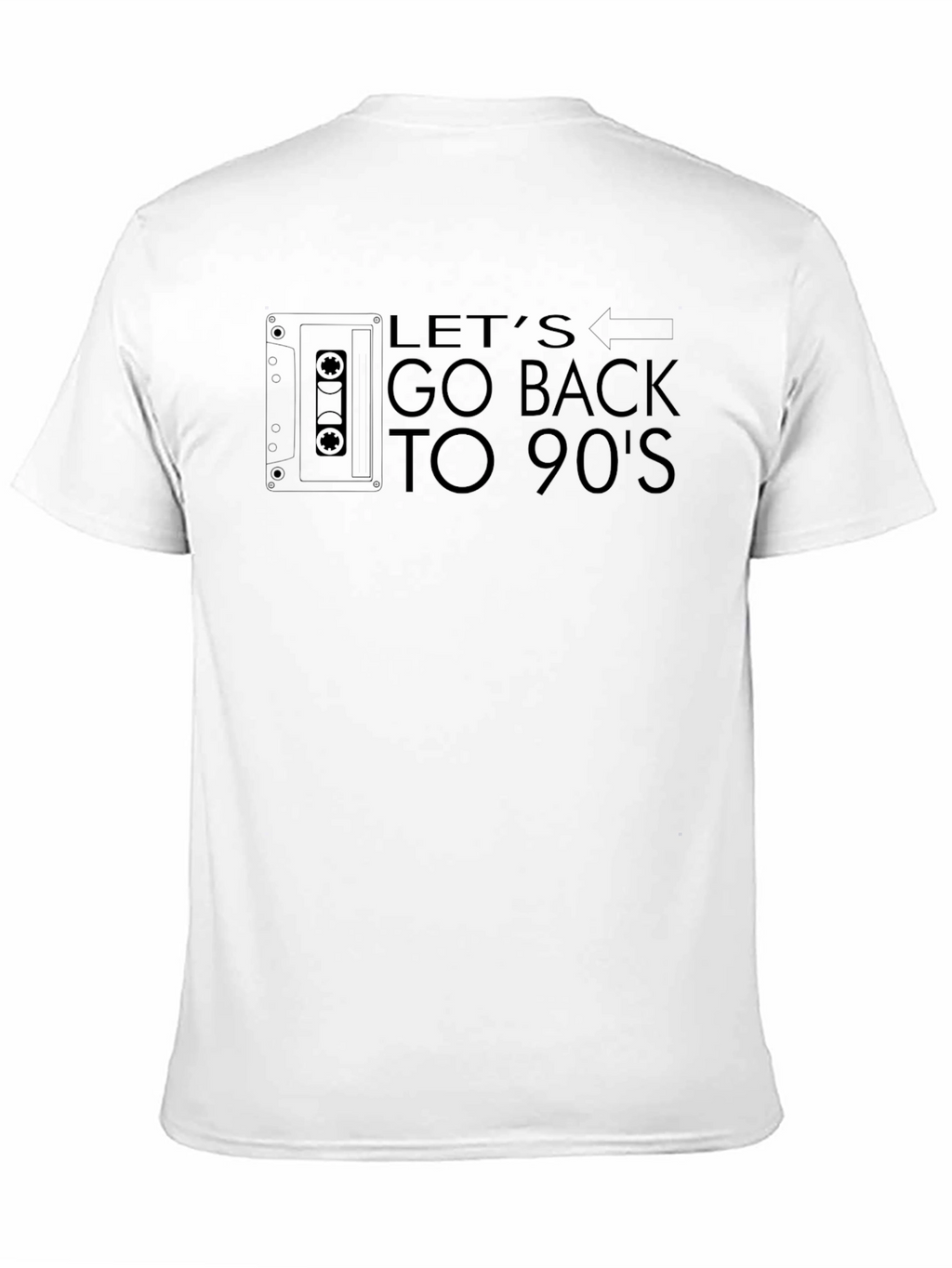 Retro 90s Cassette Graphic Tee - Throwback Style