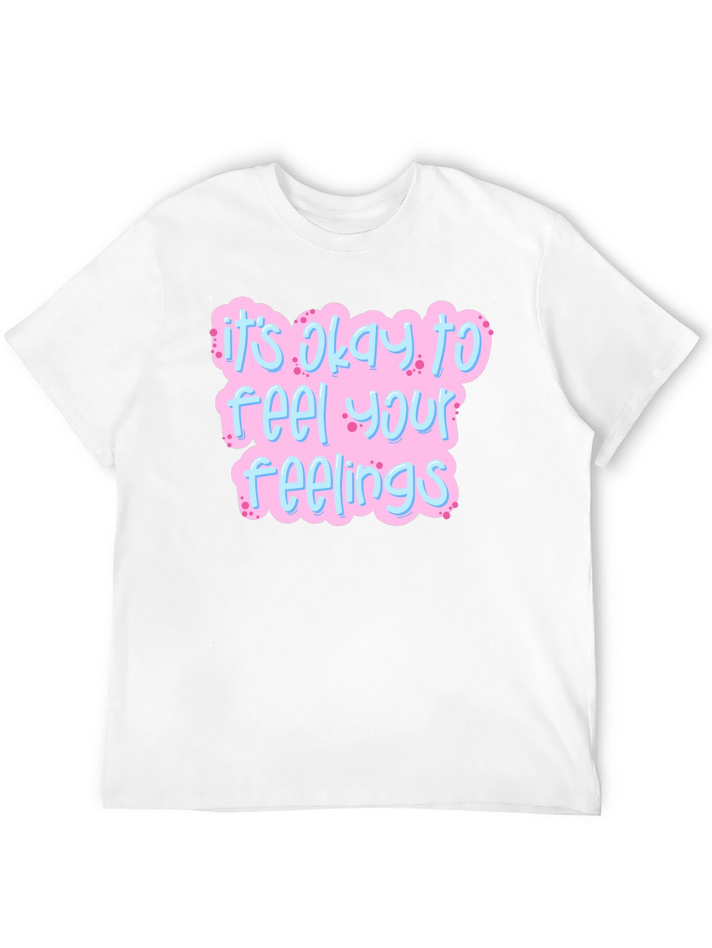 Its Okay to Feel Your Feelings Black Graphic Tee