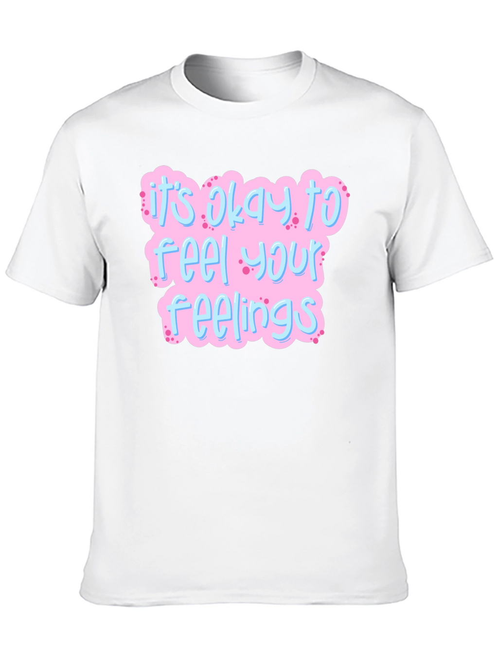 Its Okay to Feel Your Feelings Black Graphic Tee