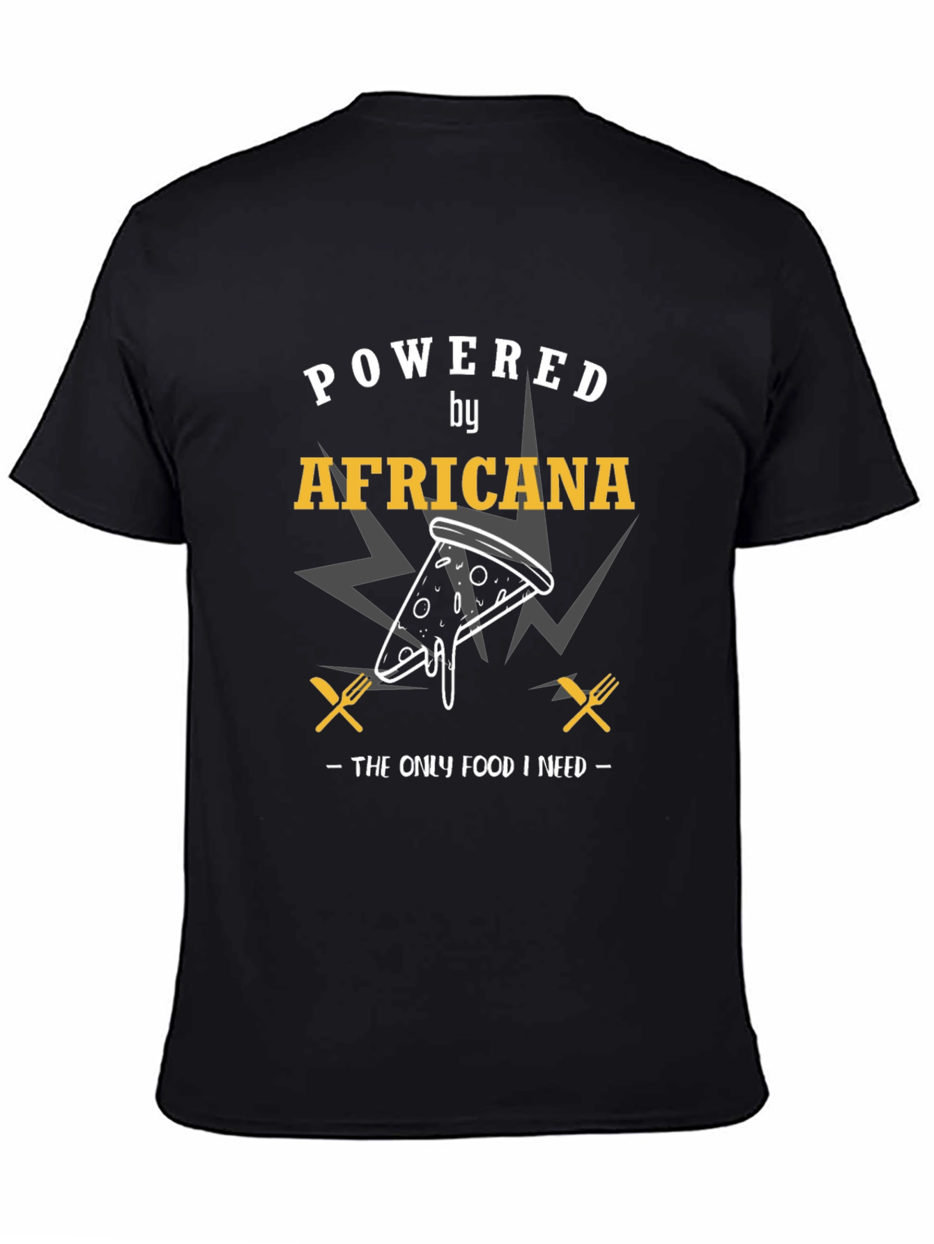 Powered By Africana Pizza T-Shirt