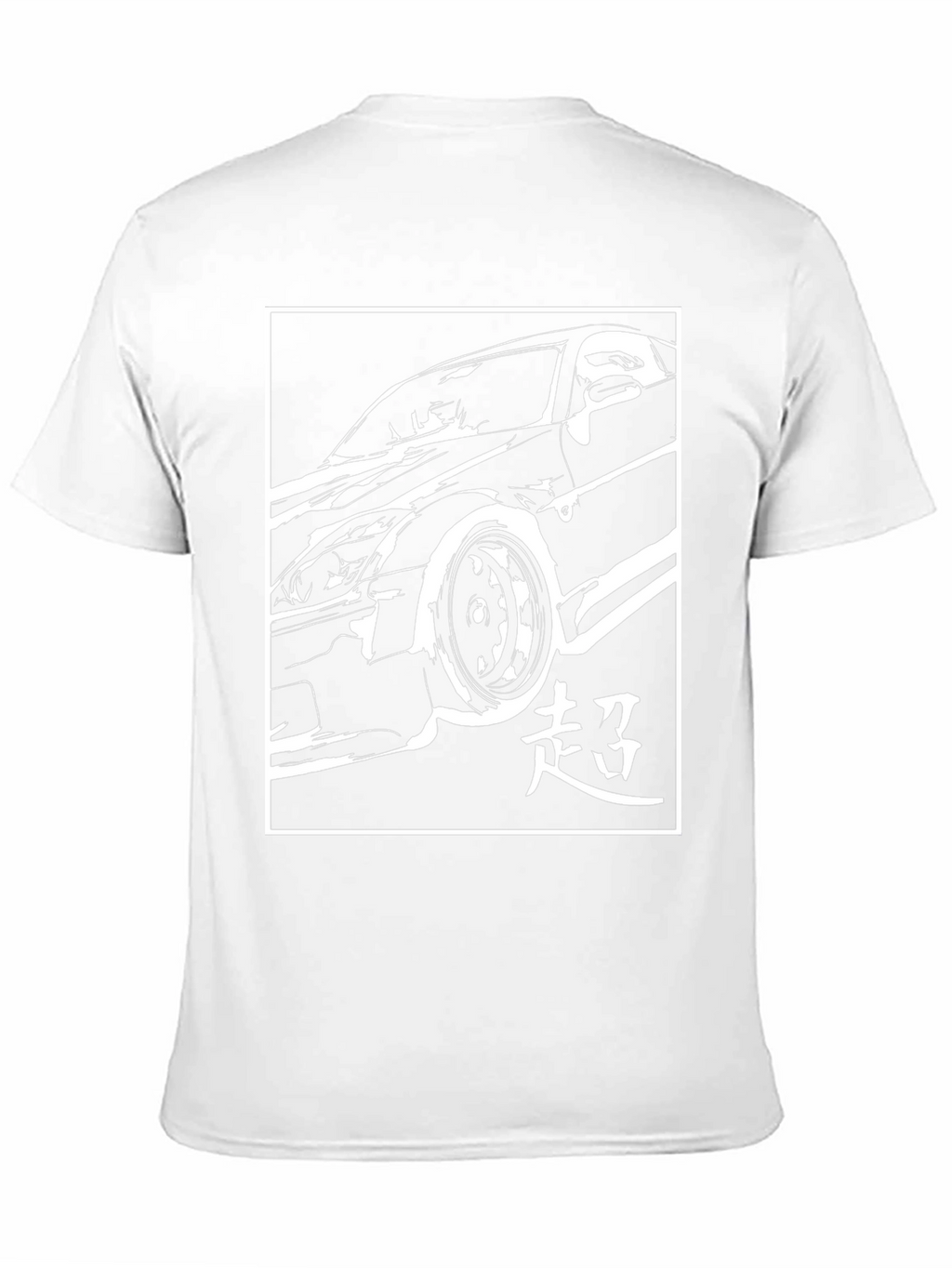 Black Car Graphic Tee - JDM Style