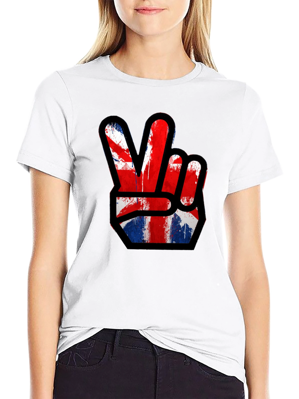 Union Jack Peace Sign T-Shirt