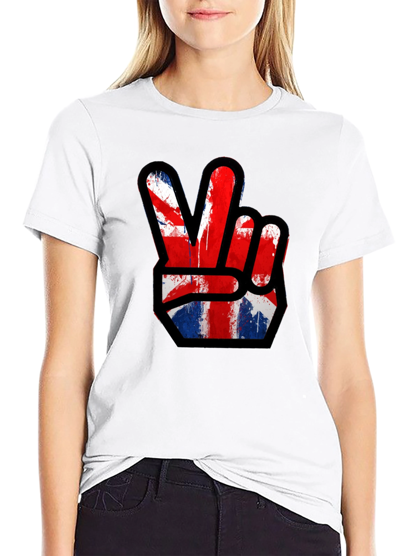 Union Jack Peace Sign T-Shirt
