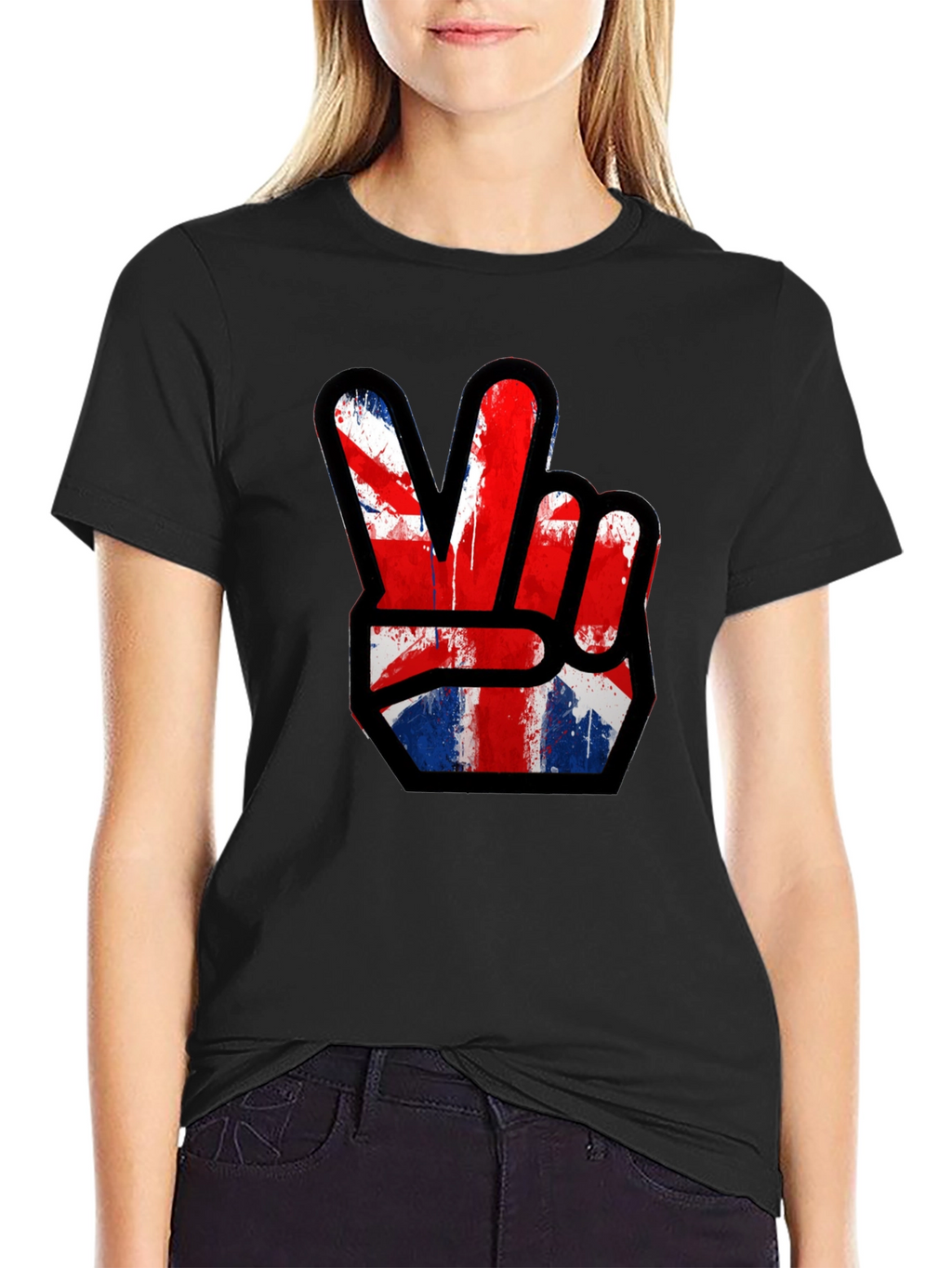 Union Jack Peace Sign T-Shirt