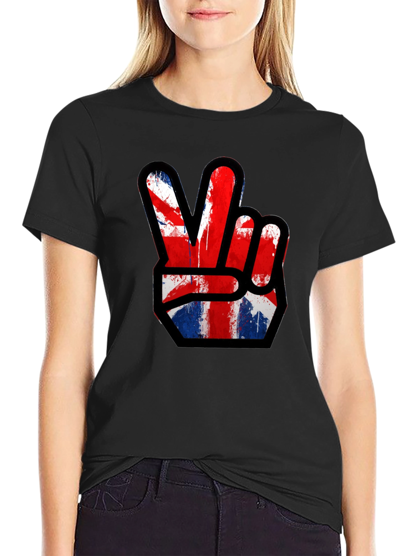 Union Jack Peace Sign T-Shirt