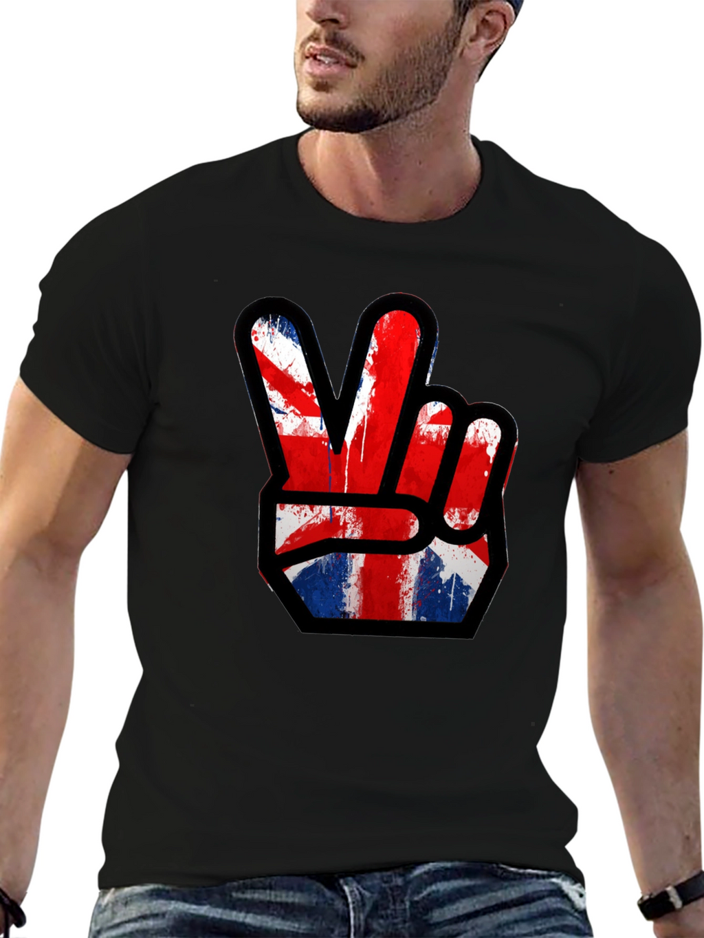 Union Jack Peace Sign T-Shirt