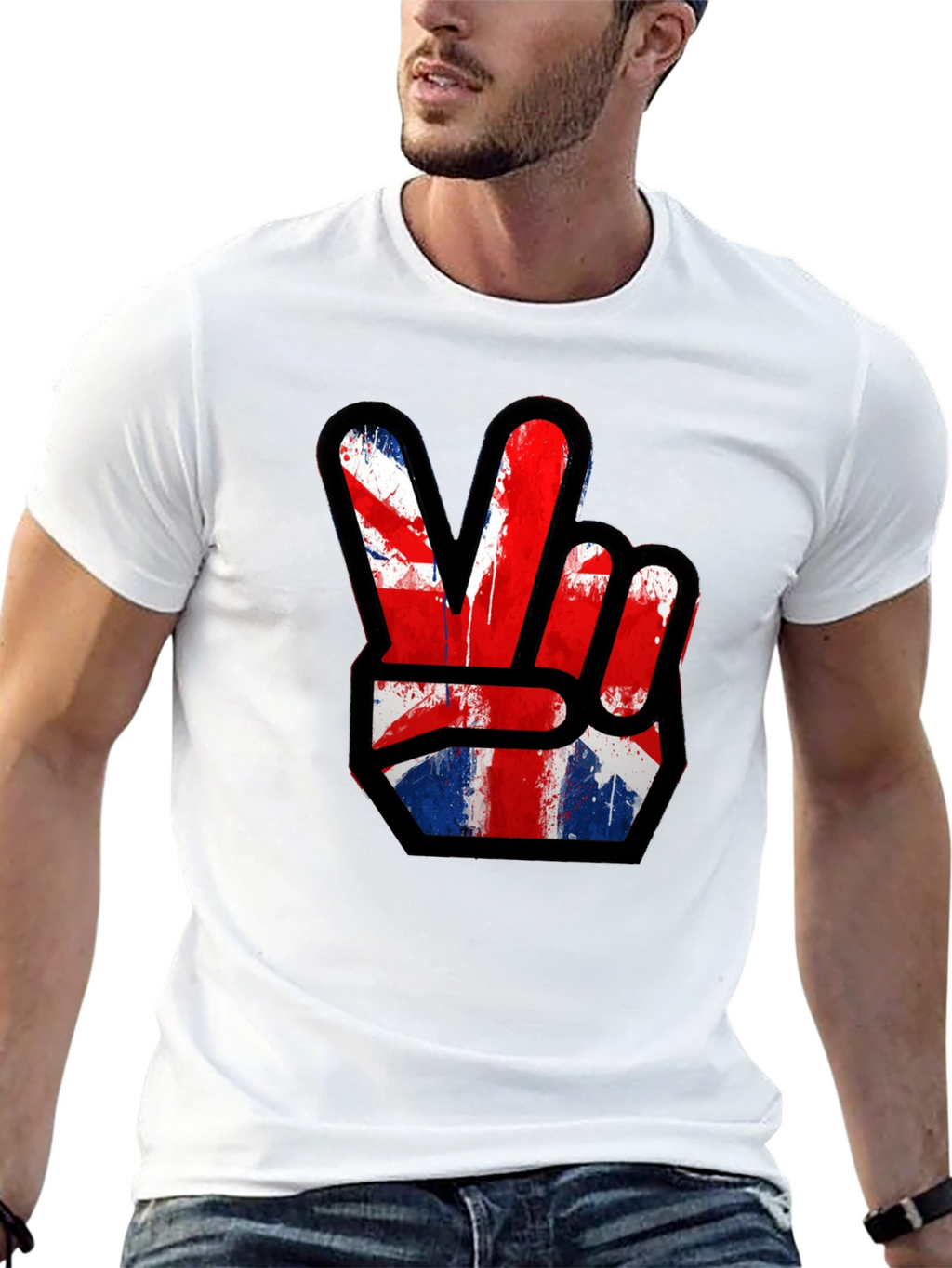 Union Jack Peace Sign T-Shirt