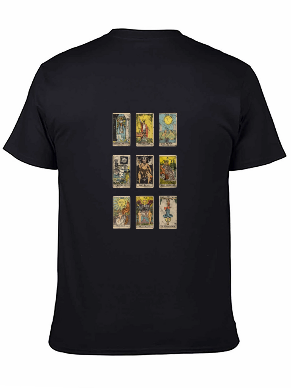 Tarot Card Graphic Tee - Mystical Design