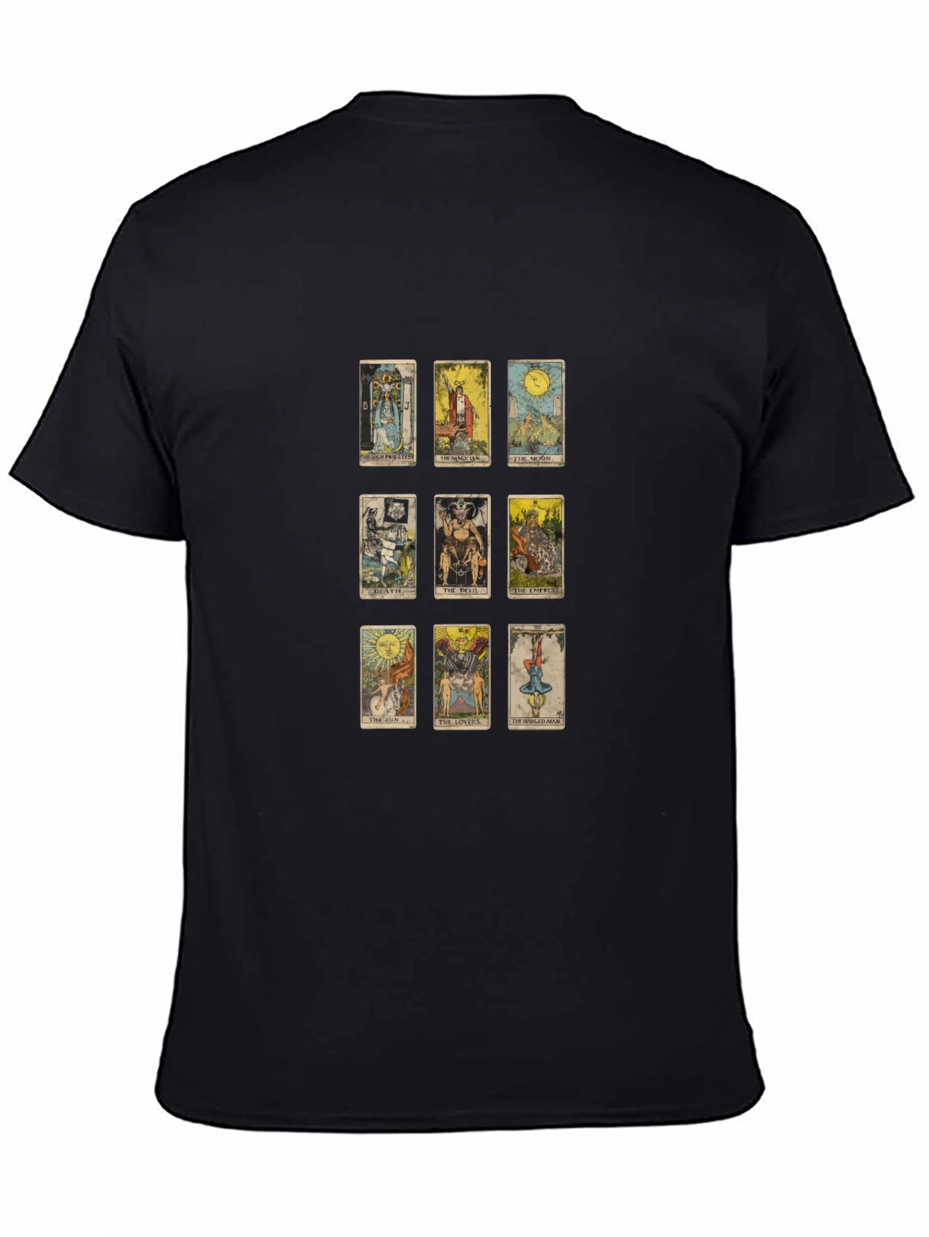 Tarot Card Graphic Tee - Mystical Design