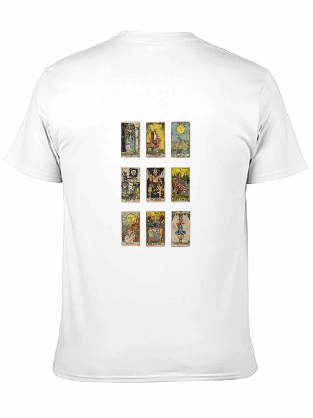 Tarot Card Graphic Tee - Mystical Design