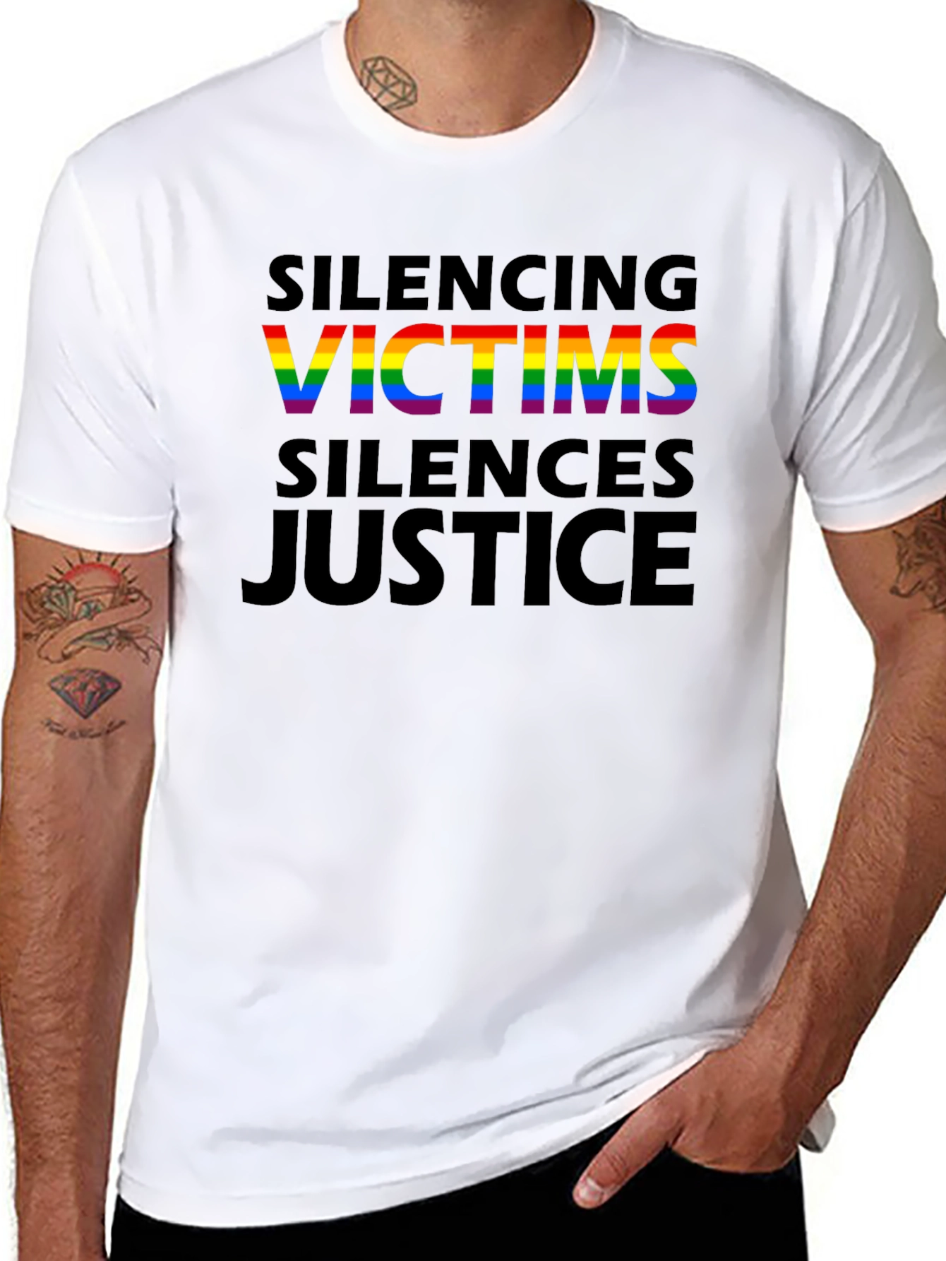 Silencing Victims Silences Justice Tee