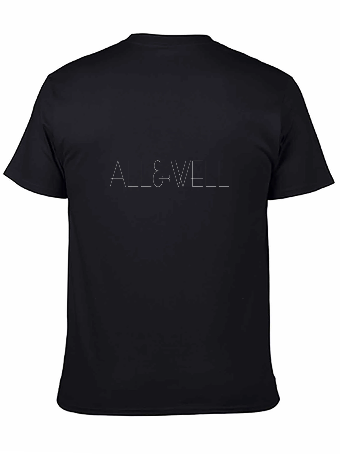 All & Well Graphic Tee - Black Casual Comfort