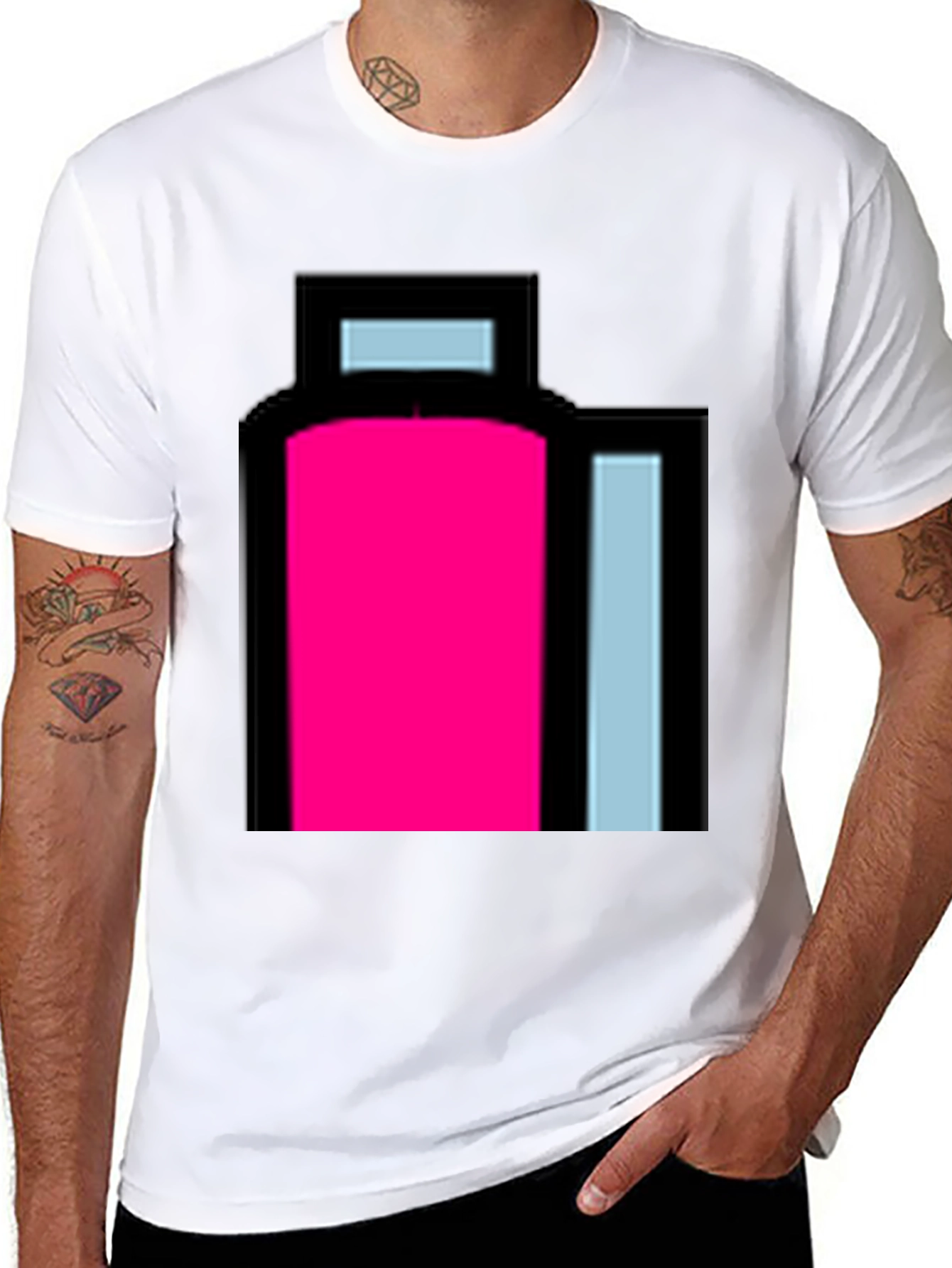 Pixelated Potion Black T-Shirt