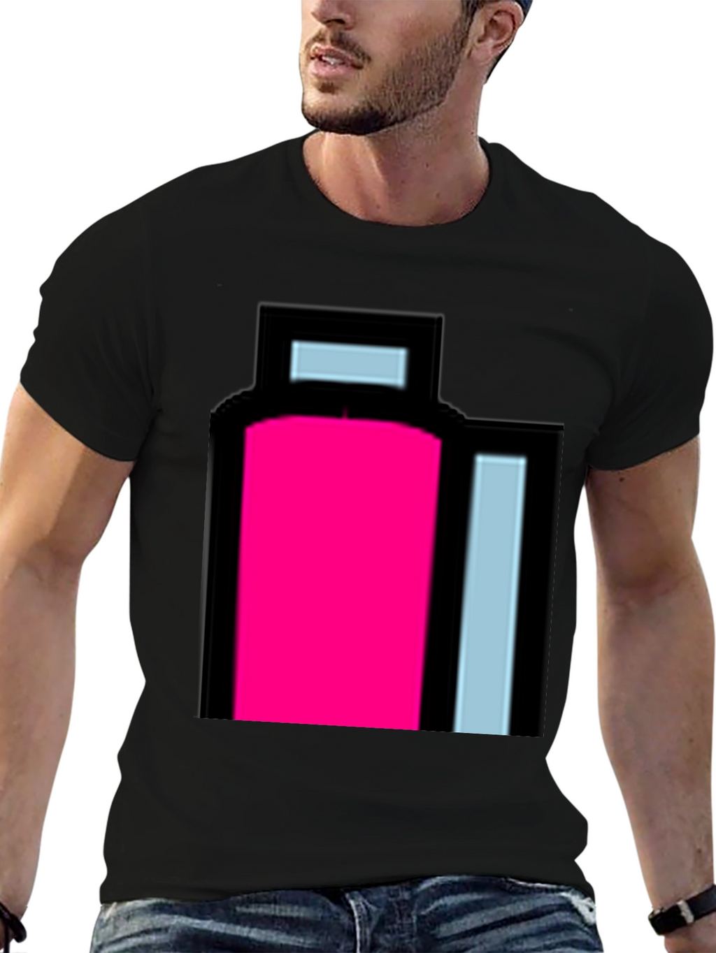 Pixelated Potion Black T-Shirt