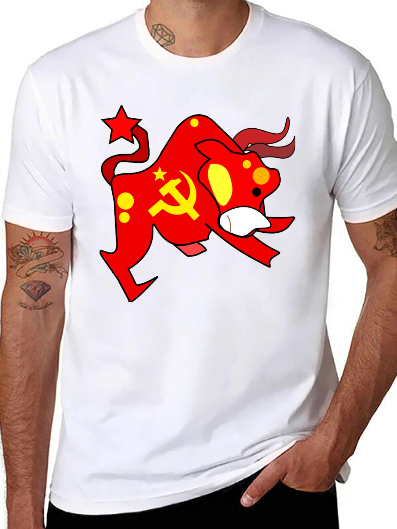 Red Bull Hammer & Sickle Graphic T-Shirt