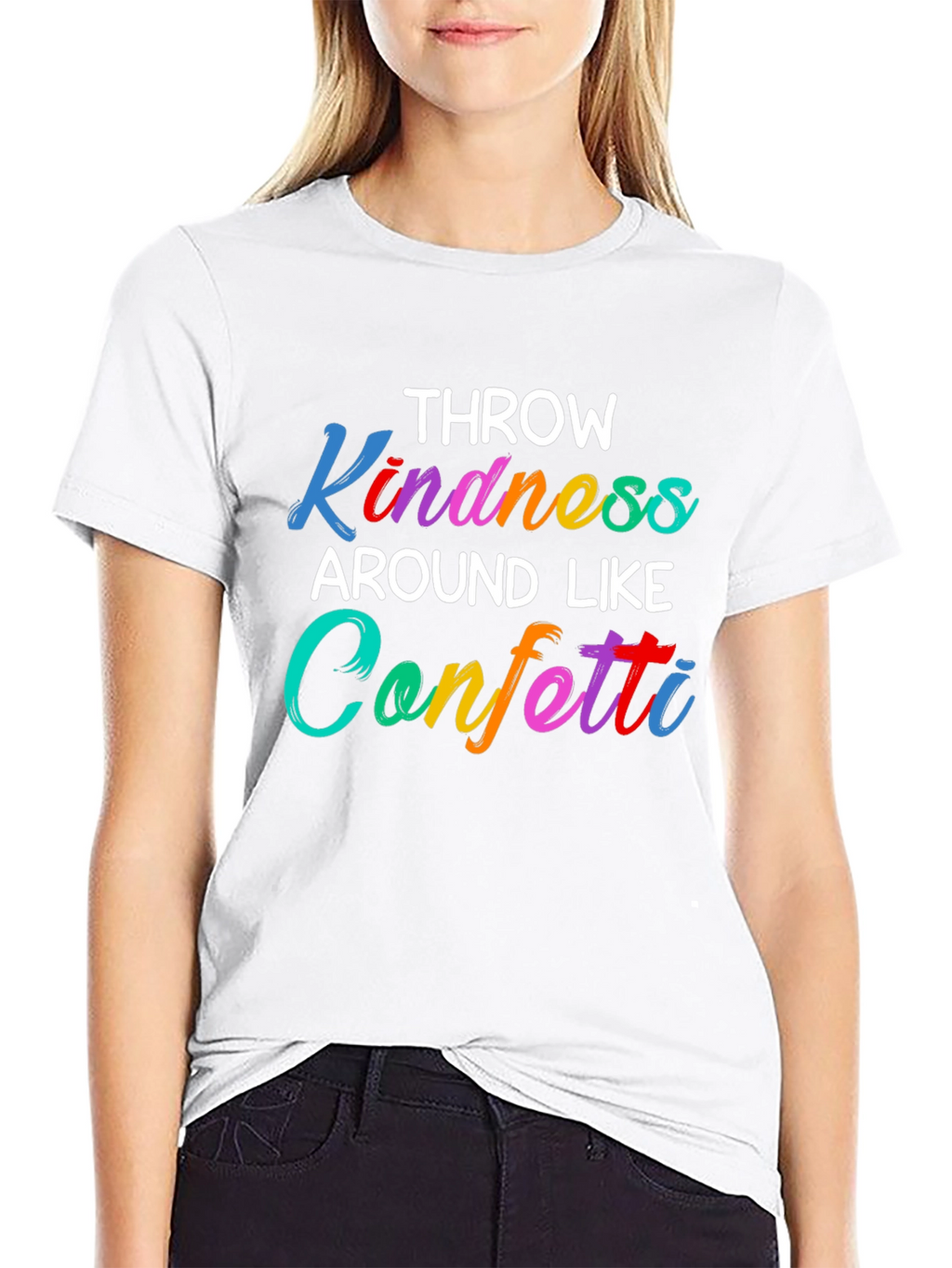 Kindness Confetti Graphic Tee - Spread Joy!