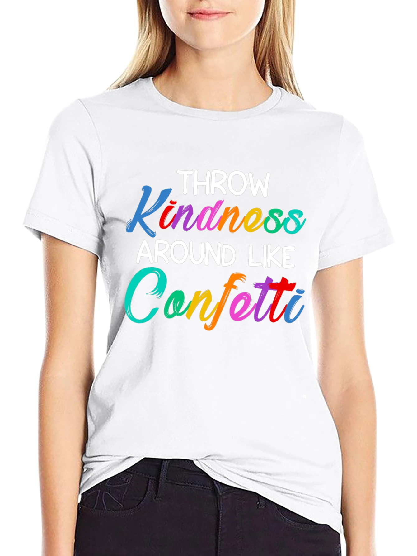 Kindness Confetti Graphic Tee - Spread Joy!