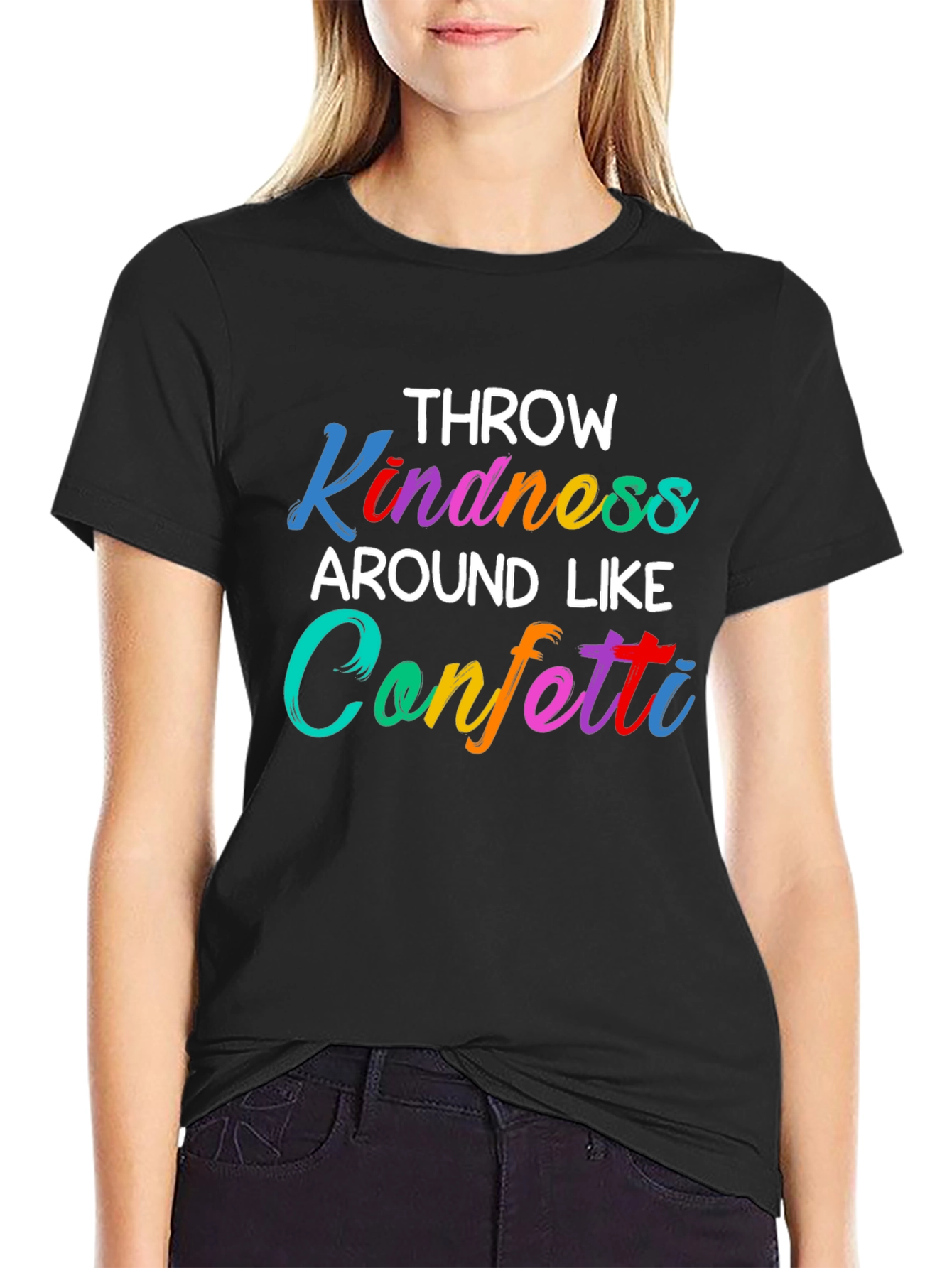 Kindness Confetti Graphic Tee - Spread Joy!