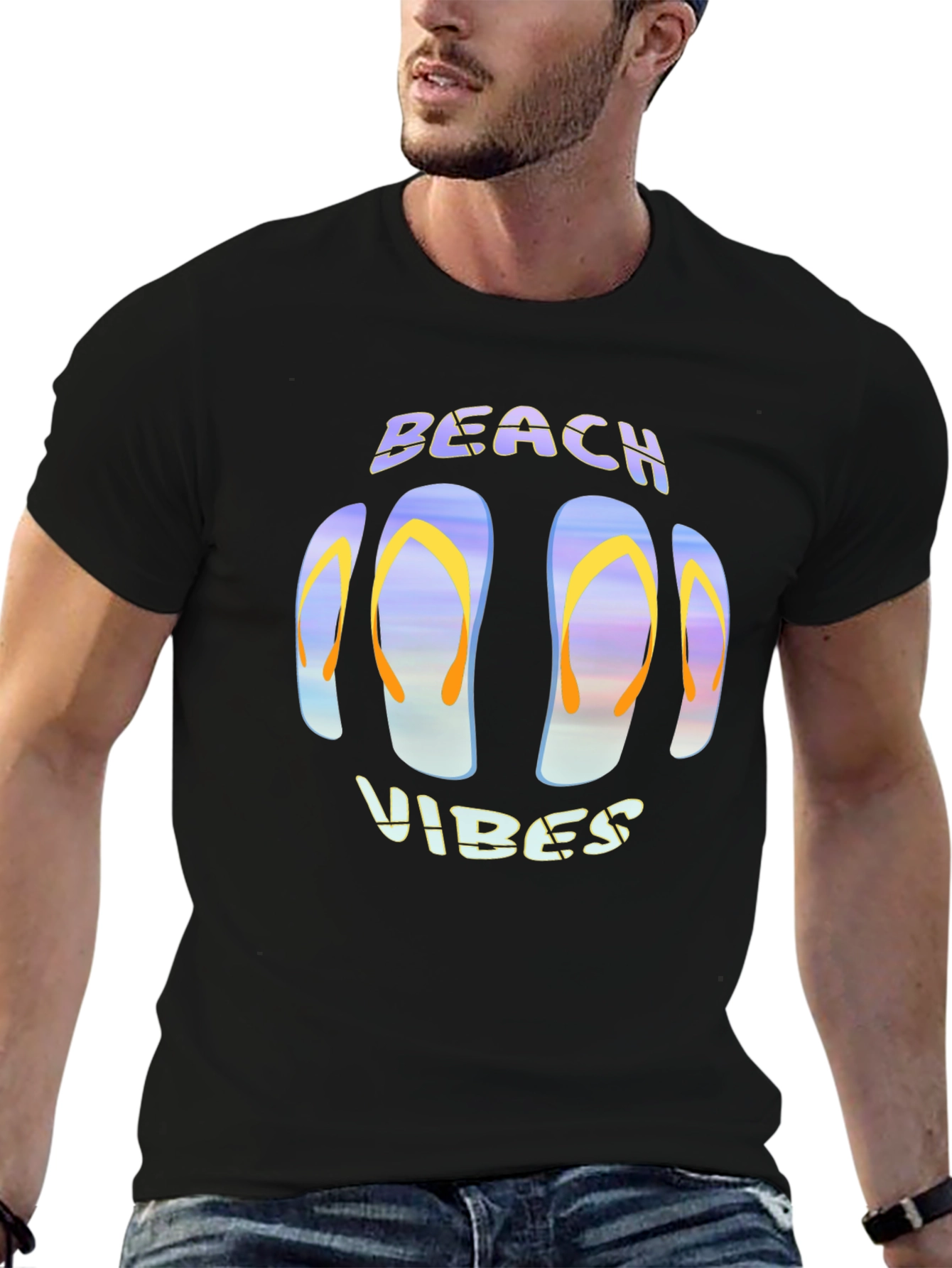 Beach Vibes Graphic T-Shirt - Summer Ready!