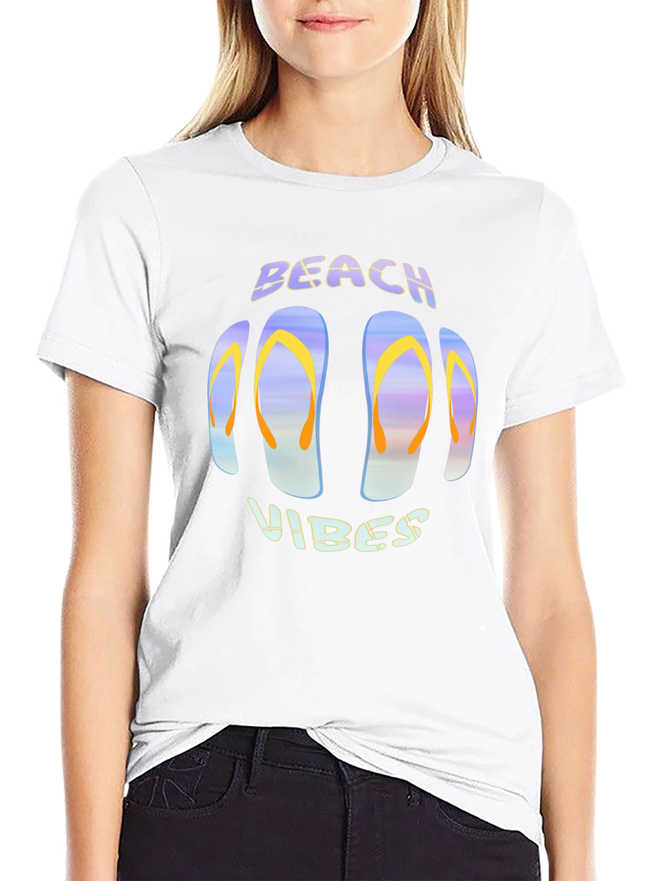 Beach Vibes Graphic T-Shirt - Summer Ready!